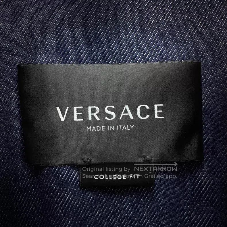 Versace Versace Medusa gold-buttoned denim shirt jacket Size US M / EU 48-50 / 2 - 5 Thumbnail