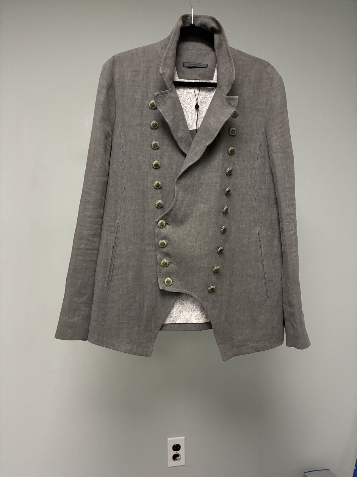 John Varvatos Linen Multibutton Jacket EU 48 USA 38 Size US M / EU 48-50 / 2 - 13 Thumbnail