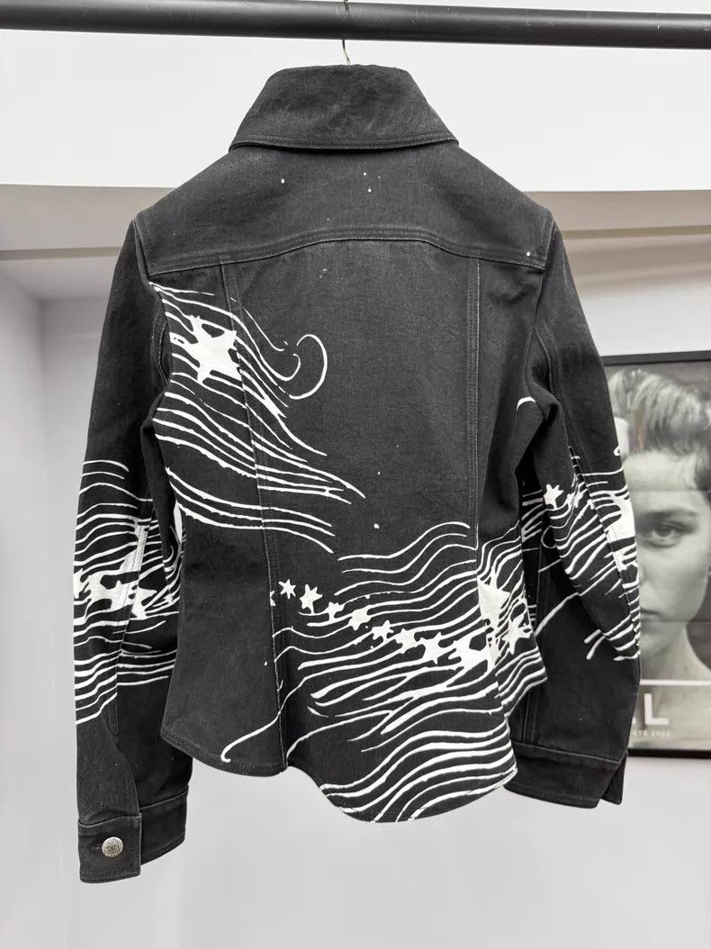 Chanel Chanel Black graffiti denim jacket Size XS / US 0-2 / IT 36-38 - 3 Thumbnail