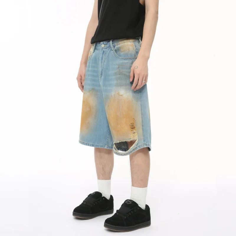 Vintage Old Rust Jorts Shorts Denim Jeans Size US 31 - 3 Thumbnail
