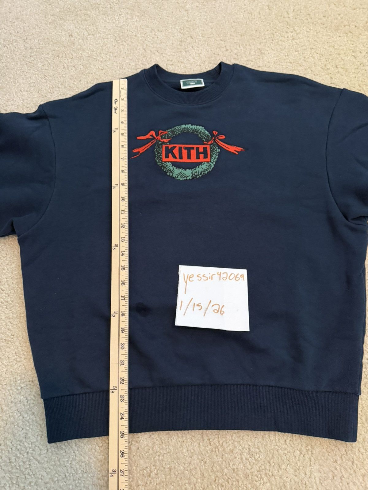 Kith Kith x Grinch Feast Nelson Crewneck Size US XS / EU 42 / 0 - 5 Thumbnail