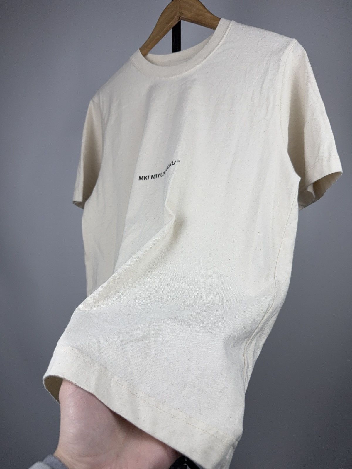 Mki Miyuki Zoku 00s MKI Miyuki Zoku Minimal Logo Organic Cotton T-Shirt Size US S / EU 44-46 / 1 - 3 Thumbnail