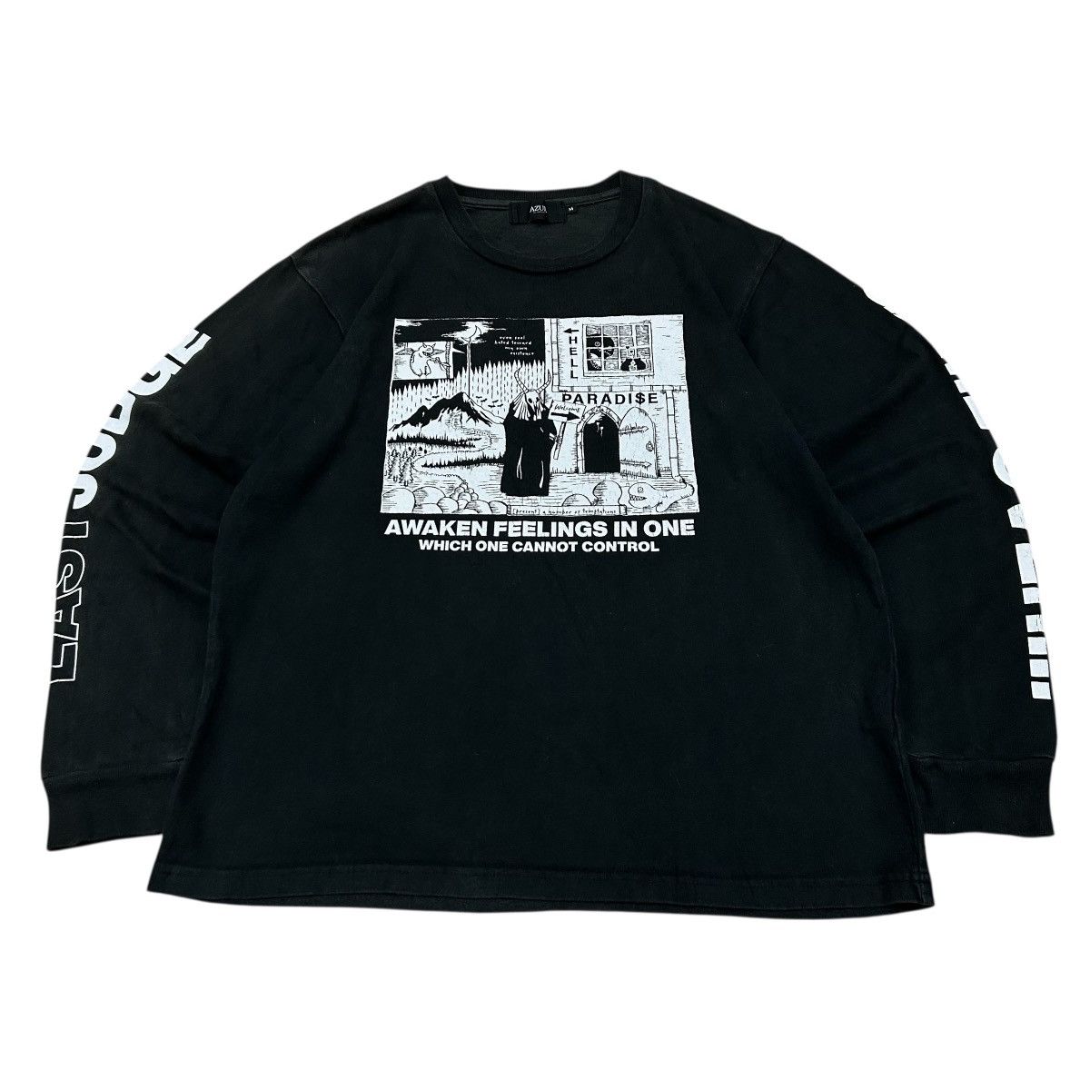 Japanese Brand Vintage Japanese Azul by Moussy Graphic Tshirt Size US M / EU 48-50 / 2 - 1 Thumbnail