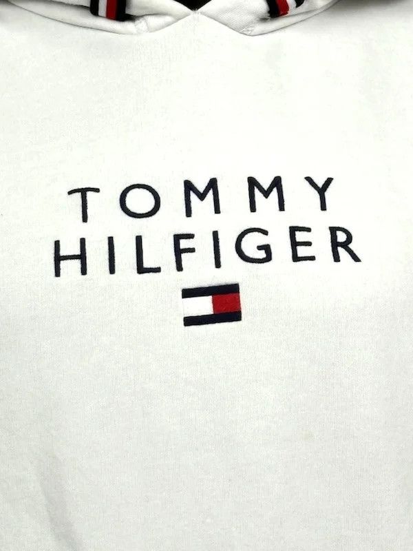 Tommy Hilfiger Tommy Hilfiger Felpa Bianca con Cappuccio Uomo XL Size US XL / EU 56 / 4 - 6 Thumbnail