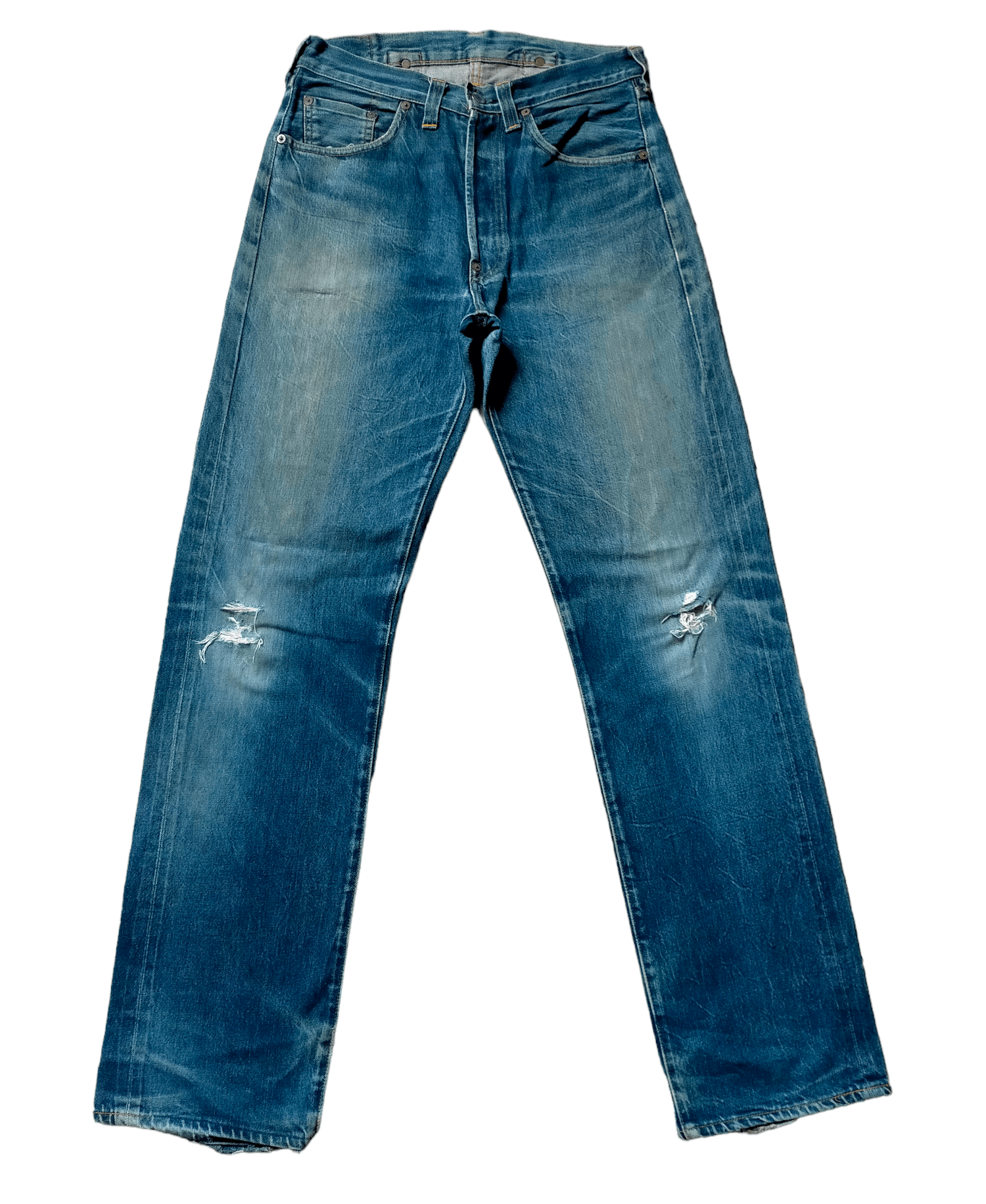Levi's Vintage Clothing Vintage 90s Levis 501xx Big E Selvedge Jeans Size US 30 / EU 46 - 10 Thumbnail