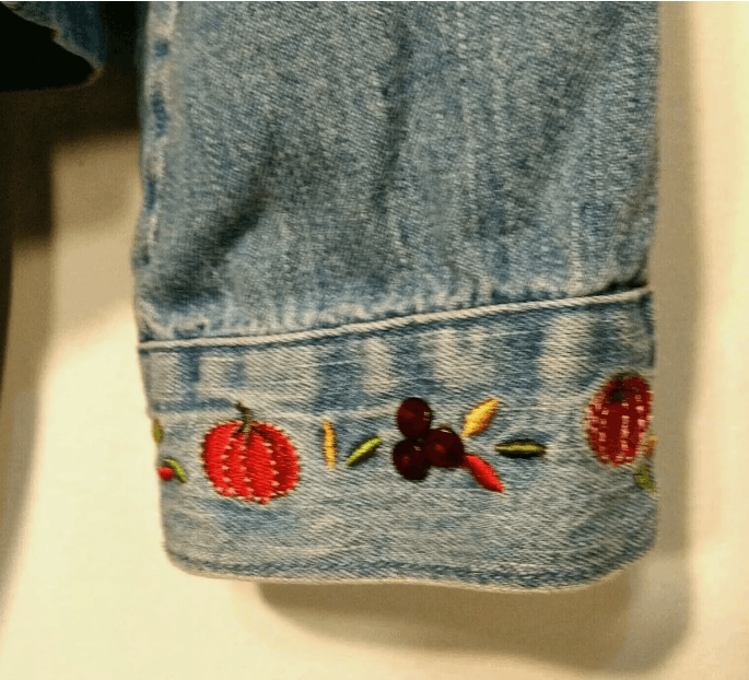 Vintage Vintage Christopher & Banks Halloween Pumpkin Denim Shirt M Size M / US 6-8 / IT 42-44 - 3 Thumbnail