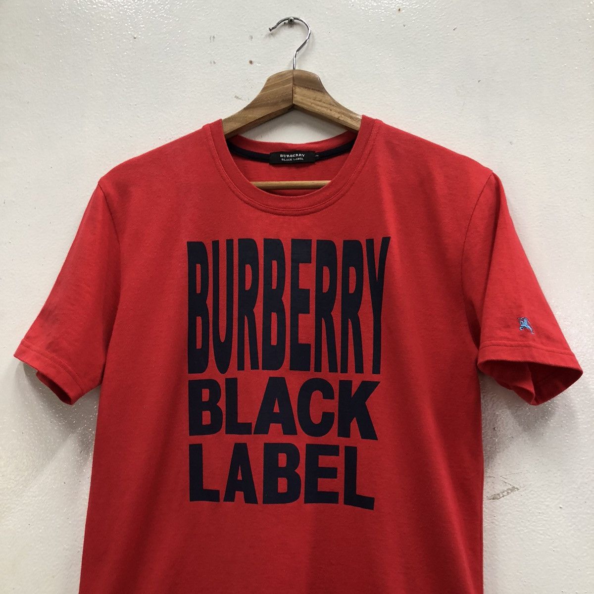 Burberry Burberry Black Label Spellout Embroidery Logo Shirt Japan Size US S / EU 44-46 / 1 - 3 Thumbnail