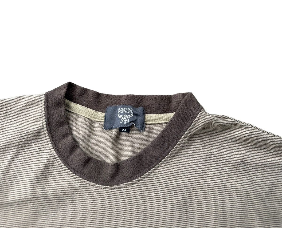 MCM MCM stripes ringer tshirt Size US M / EU 48-50 / 2 - 2 Thumbnail