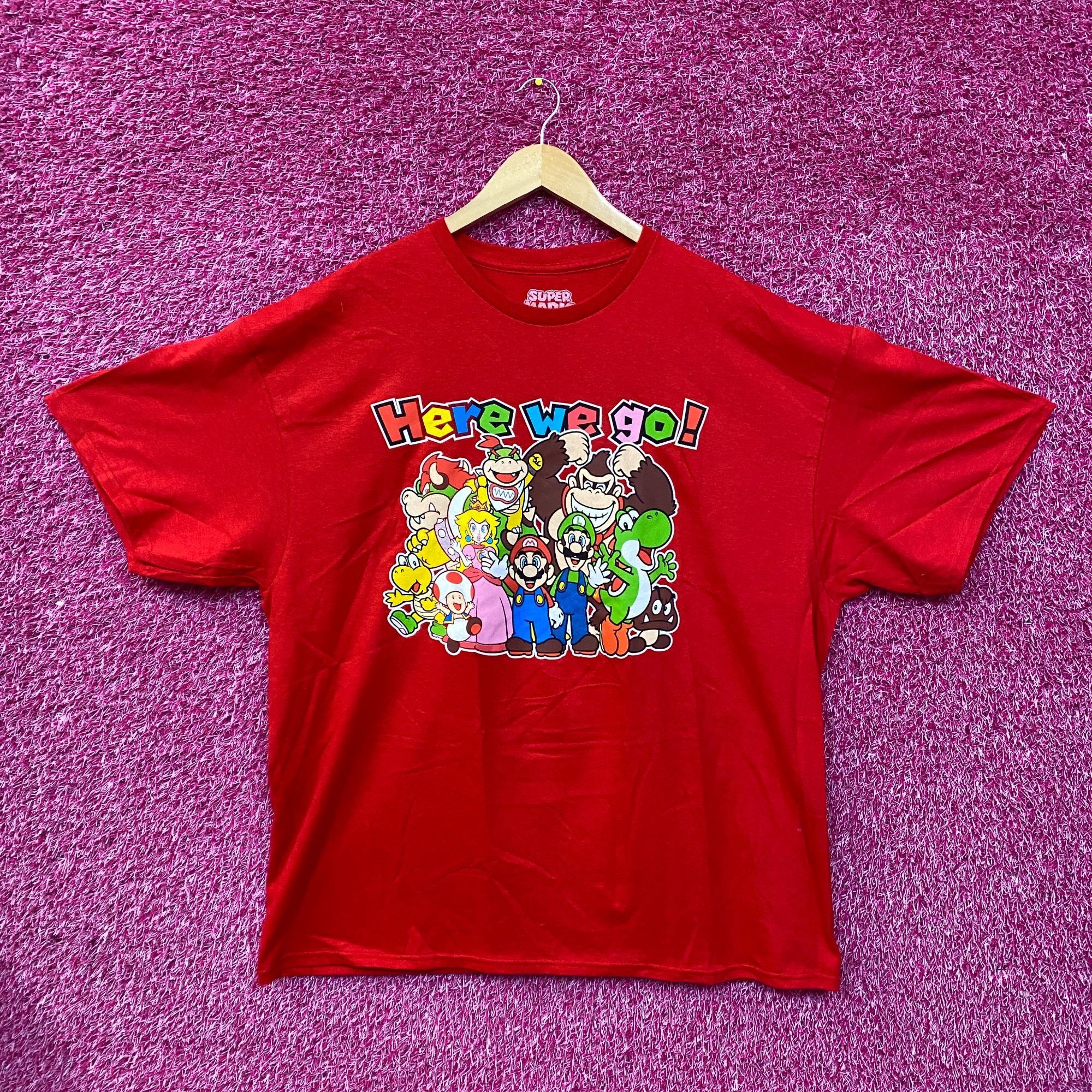 Nintendo Super Mario Here We Go Characters T-Shirt 2XL Size US XXL / EU 58 / 5 - 1 Thumbnail