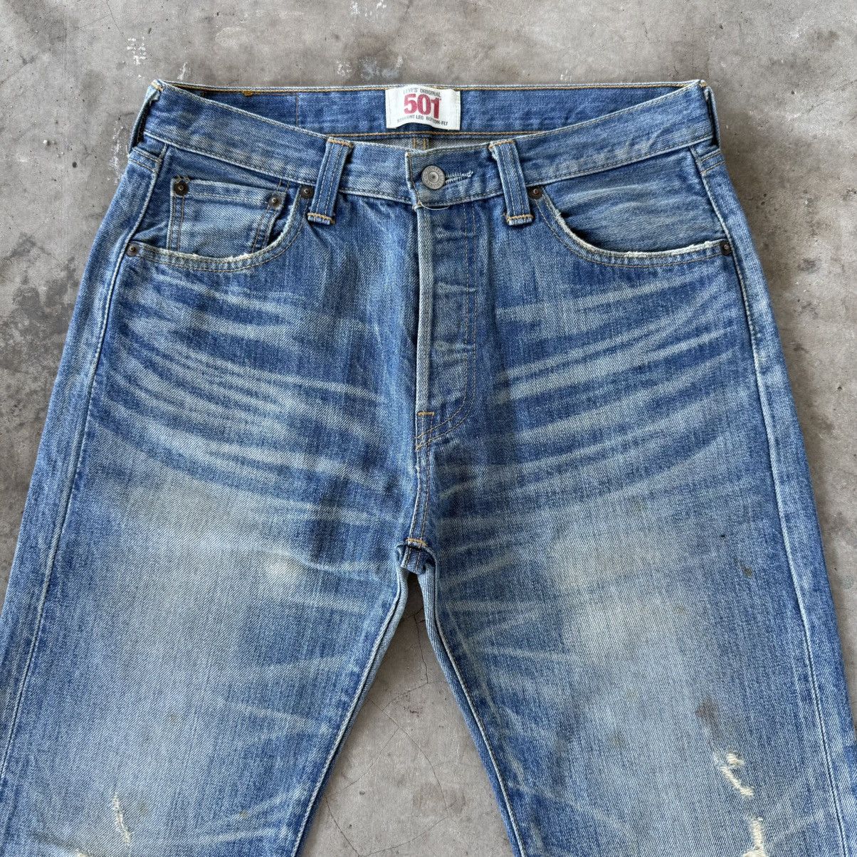 Levi's Vintage Clothing W30 Vintage Levi's 501 Faded Mud Wash Denim Jean Pants Size US 30 / EU 46 - 3 Thumbnail