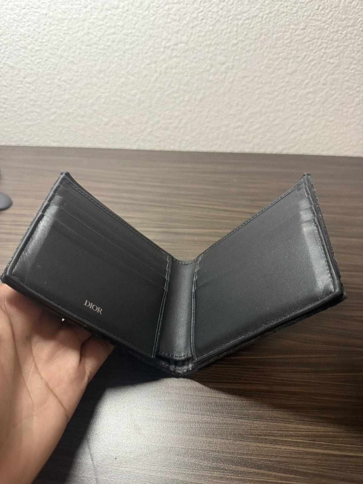 Dior Dior Black Bifold Wallet Size ONE SIZE - 3 Thumbnail