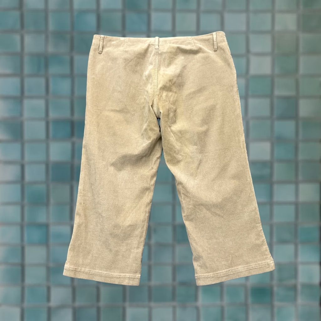 Ocean Pacific VTG OP Ocean Pacific Pants Womens Capri Corduroy Beige 13 Cotton Spandex Stretch Straight Inseam 21in Casual Travel Workwear Mens Womens Girls Boys Size 34" / US 12 / IT 48 - 1 Thumbnail