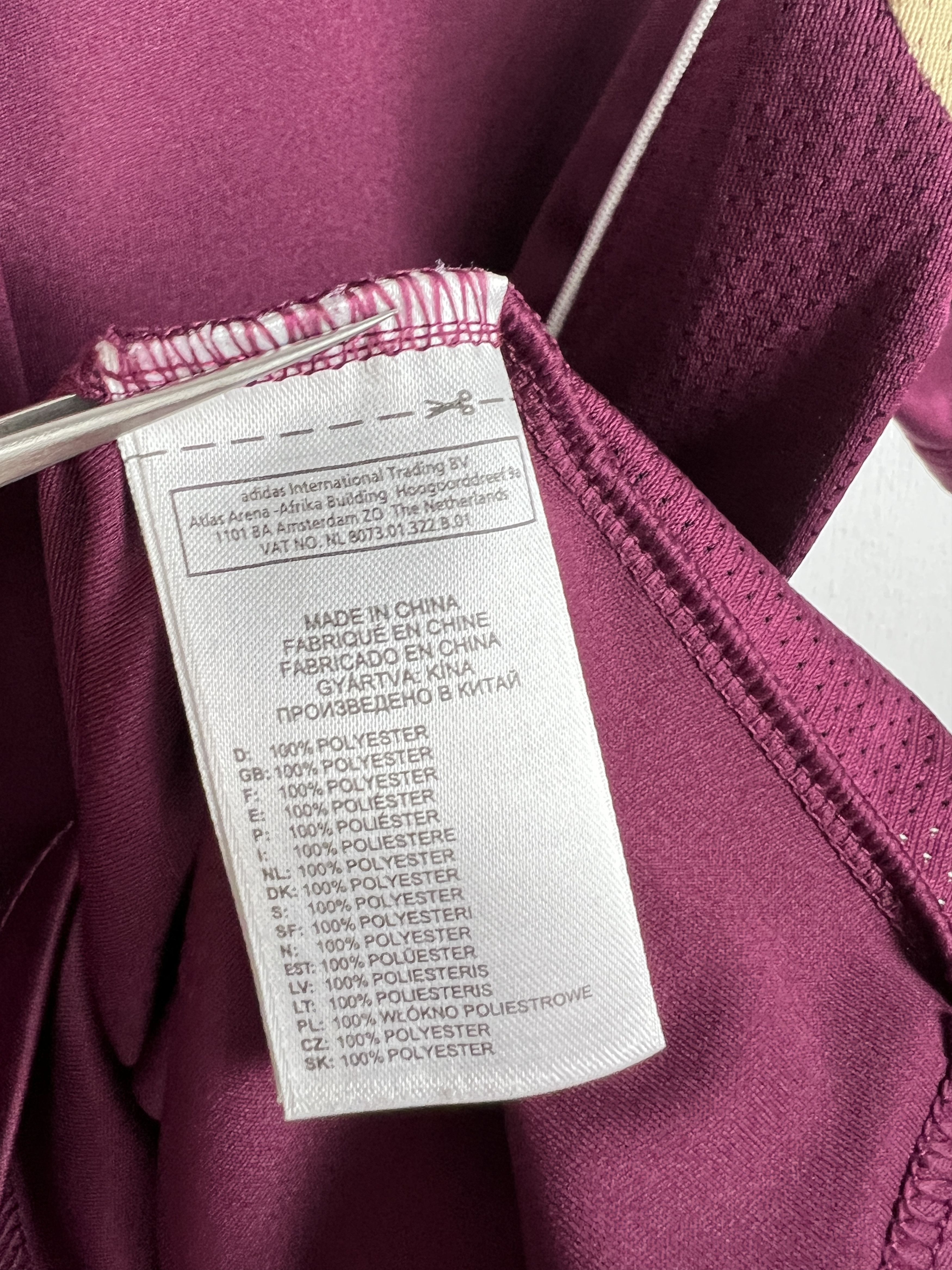 Adidas Lyon Special football shirt Soccer Burgundy Jersey Trikot Size US XXL / EU 58 / 5 - 8 Thumbnail