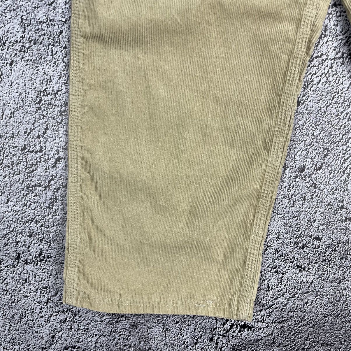 Carhartt × Carhartt Wip × Vintage 🦖VINTAGE🦖 Carhartt WIP Corduroy Beige Simple Pants Velvet Size US 33 - 7 Thumbnail
