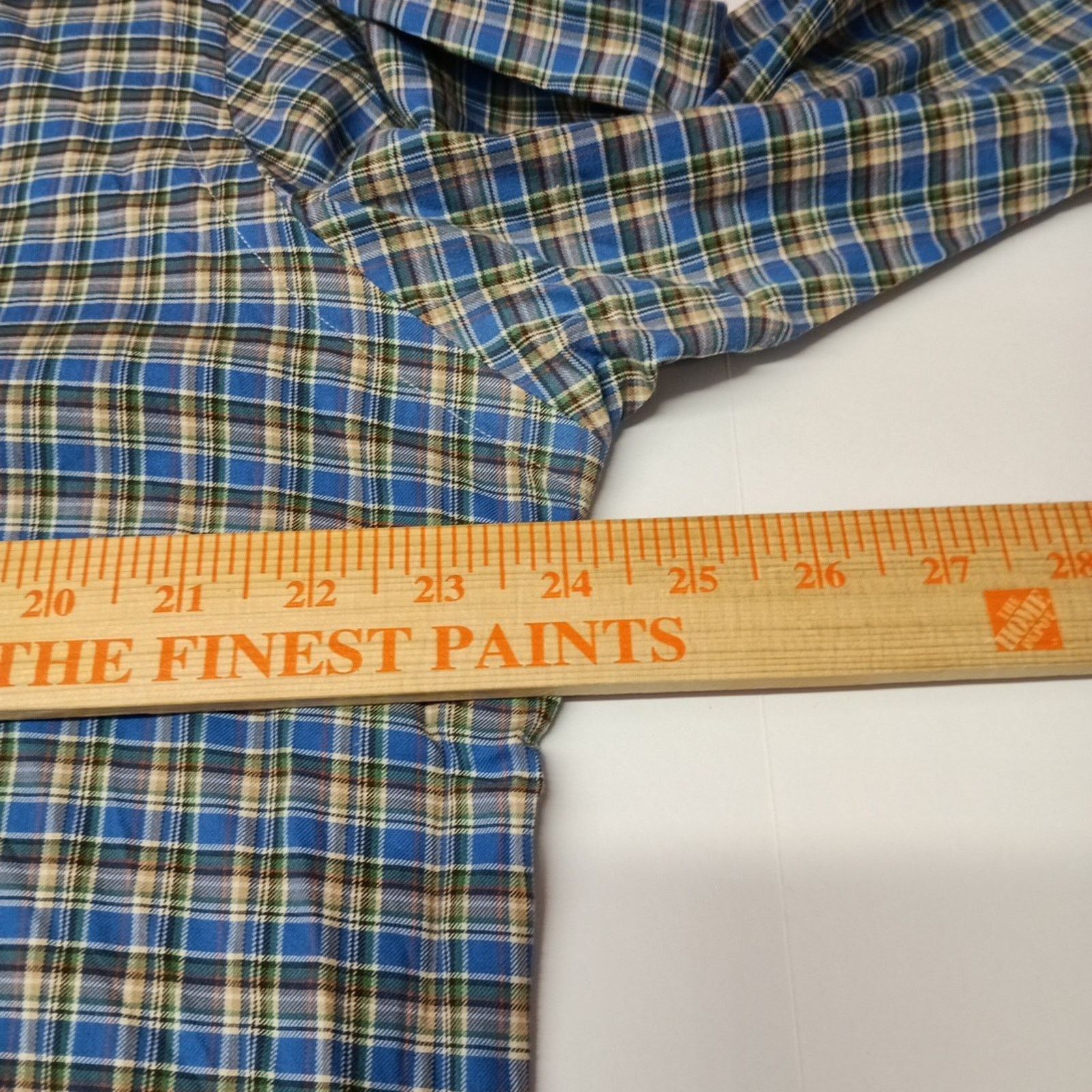 Ralph Lauren Ralph Lauren Button Down Shirt Men's L Large Blue Tan Plaid Size US L / EU 52-54 / 3 - 5 Thumbnail