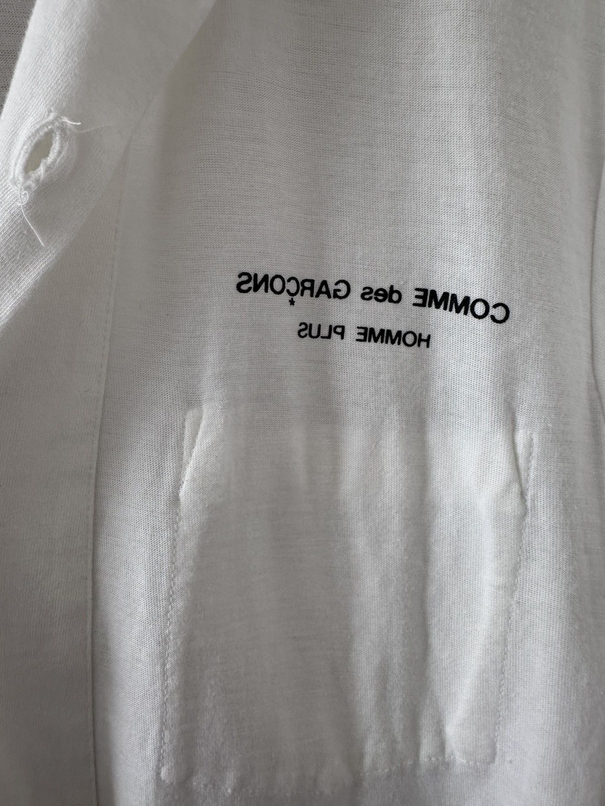 Comme des Garcons Homme Plus CDGHP AD1997 Reverse Logo Shirt Size US M / EU 48-50 / 2 - 3 Thumbnail