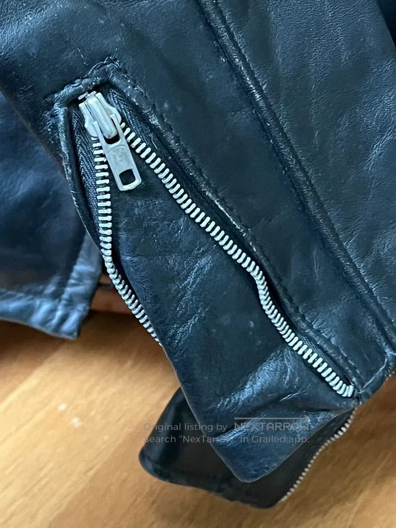 Schott Schott 643E Leather Jacket Size US XXS / EU 40 - 8 Thumbnail