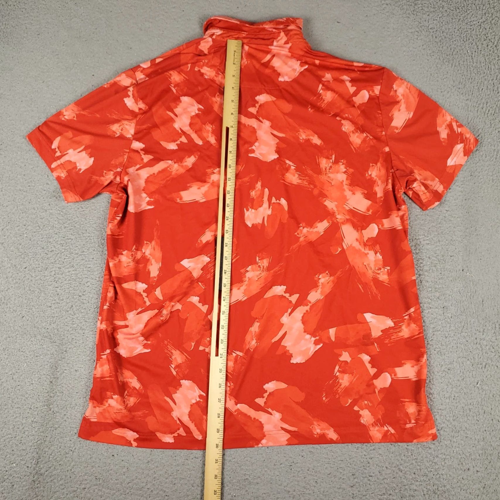 Vintage Birdie Bound Polo Shirt Mens Size XL Orange Camouflage Golf Casual Short Sleeve Size US XL / EU 56 / 4 - 4 Thumbnail