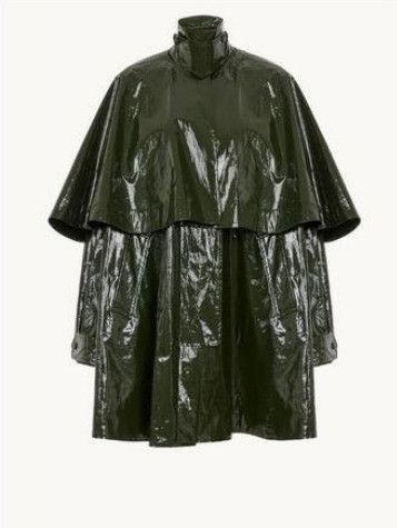 Chloe o1loc1c11025 Coat in Olive Size M / US 6-8 / IT 42-44 - 1 Thumbnail