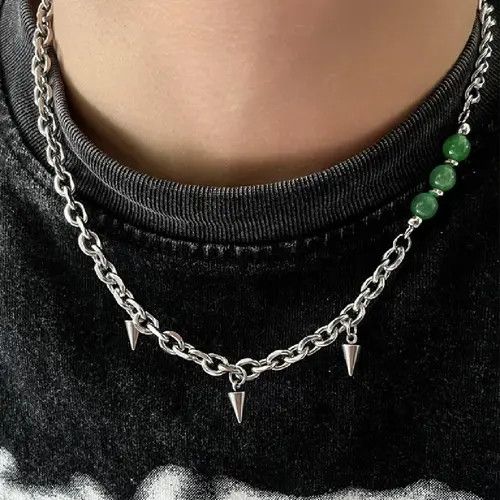 ARSNL Punk Rivet Necklace Size ONE SIZE - 6 Thumbnail