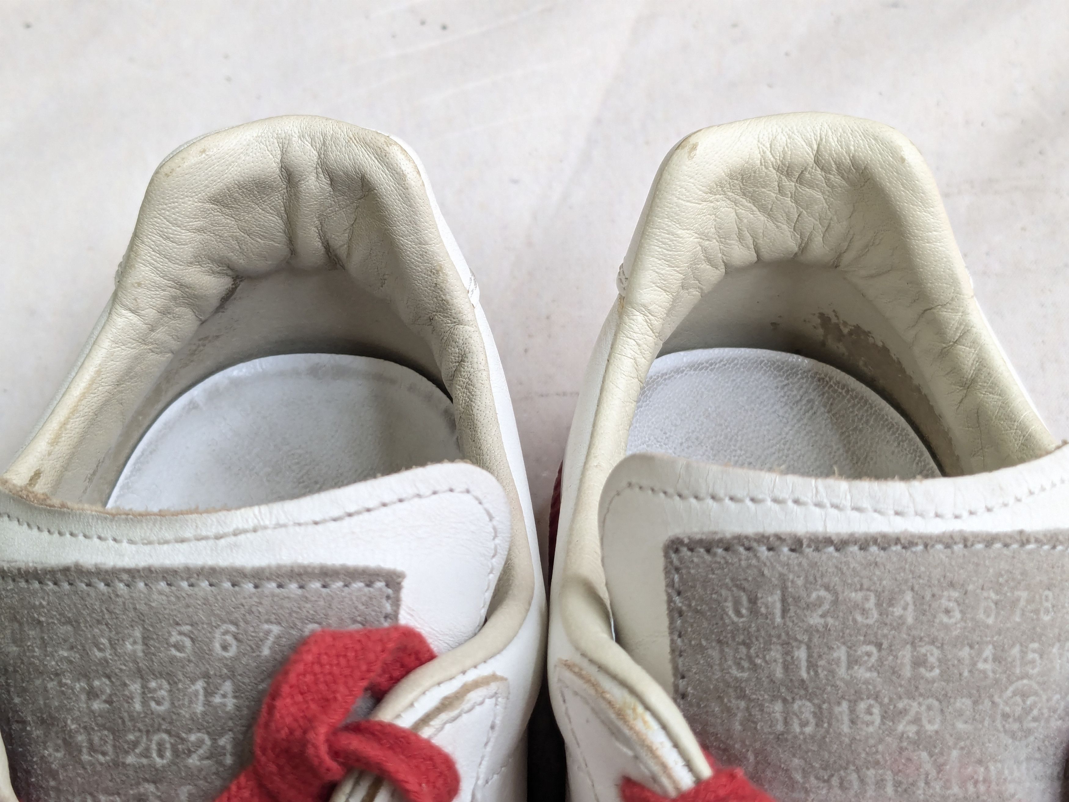 Maison Margiela Maison Margiela GAT Replica White Gray Red 8 41 Size US 8 / EU 41 - 8 Thumbnail