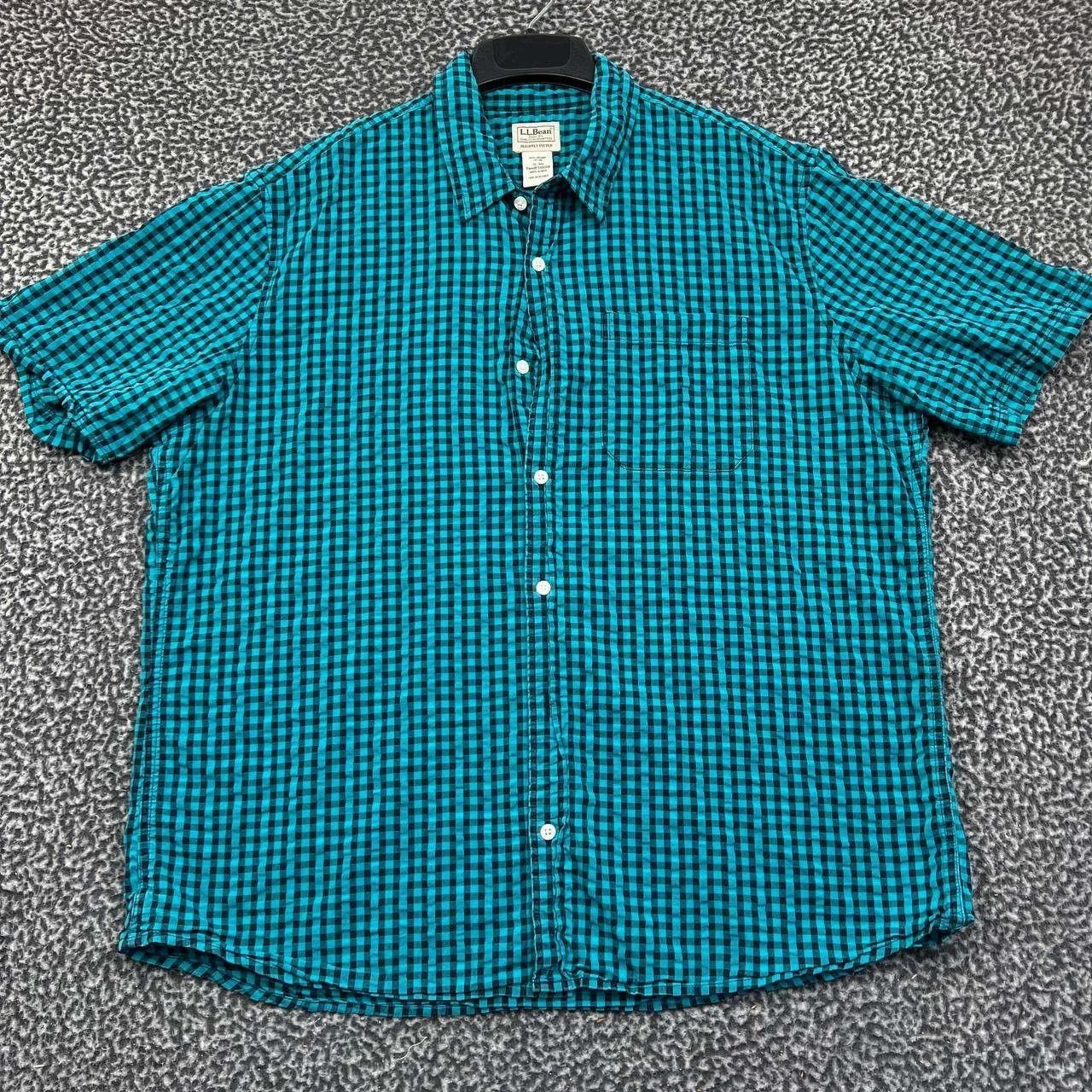 L.L. Bean L.L. Bean Button Up Shirt Men Flannel Plaid Cotton XL Size US XL / EU 56 / 4 - 1 Thumbnail