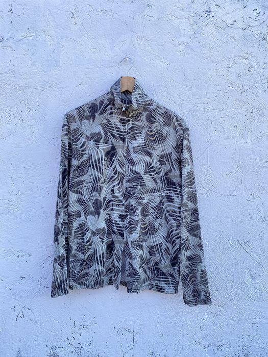 Lemaire High Neck Tropical Marble Viscose Print | Grailed