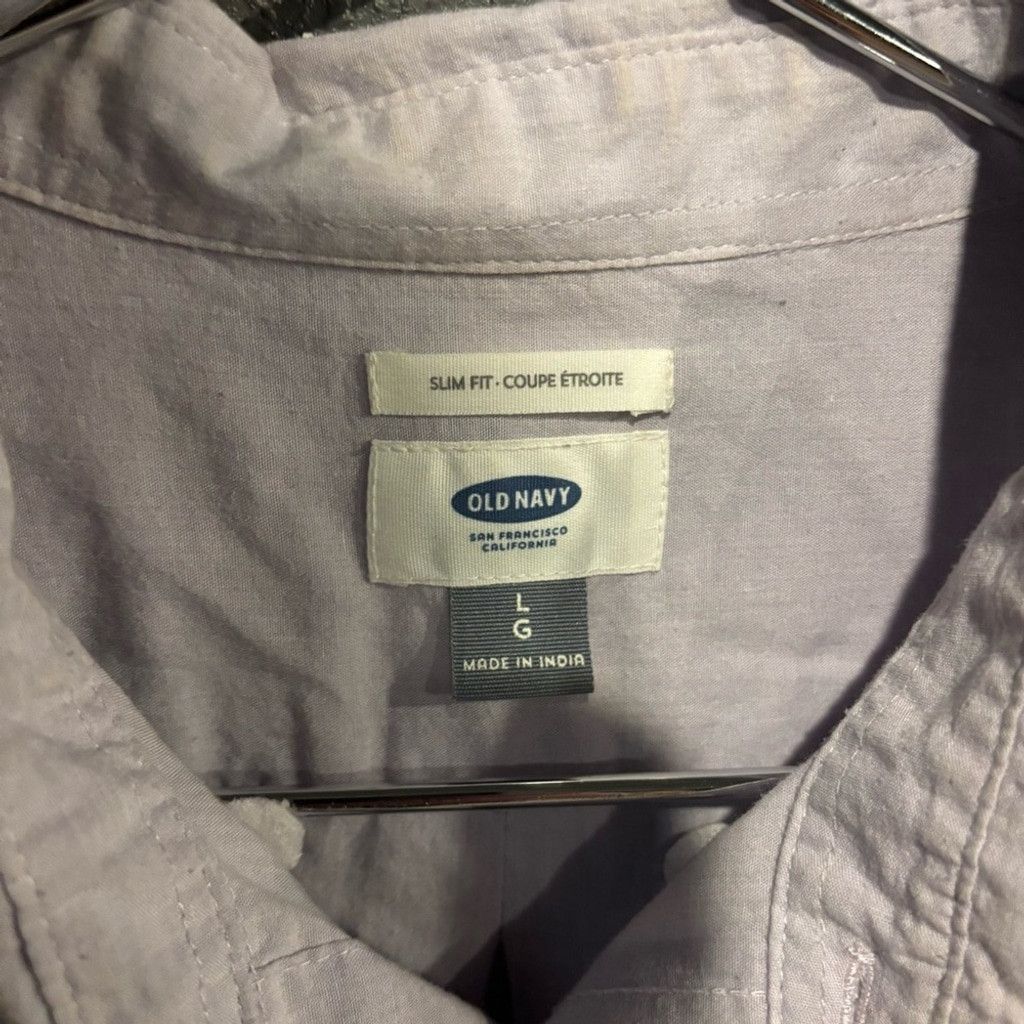 Old Navy Men's Old Navy White Shirt Size US L / EU 52-54 / 3 - 2 Thumbnail