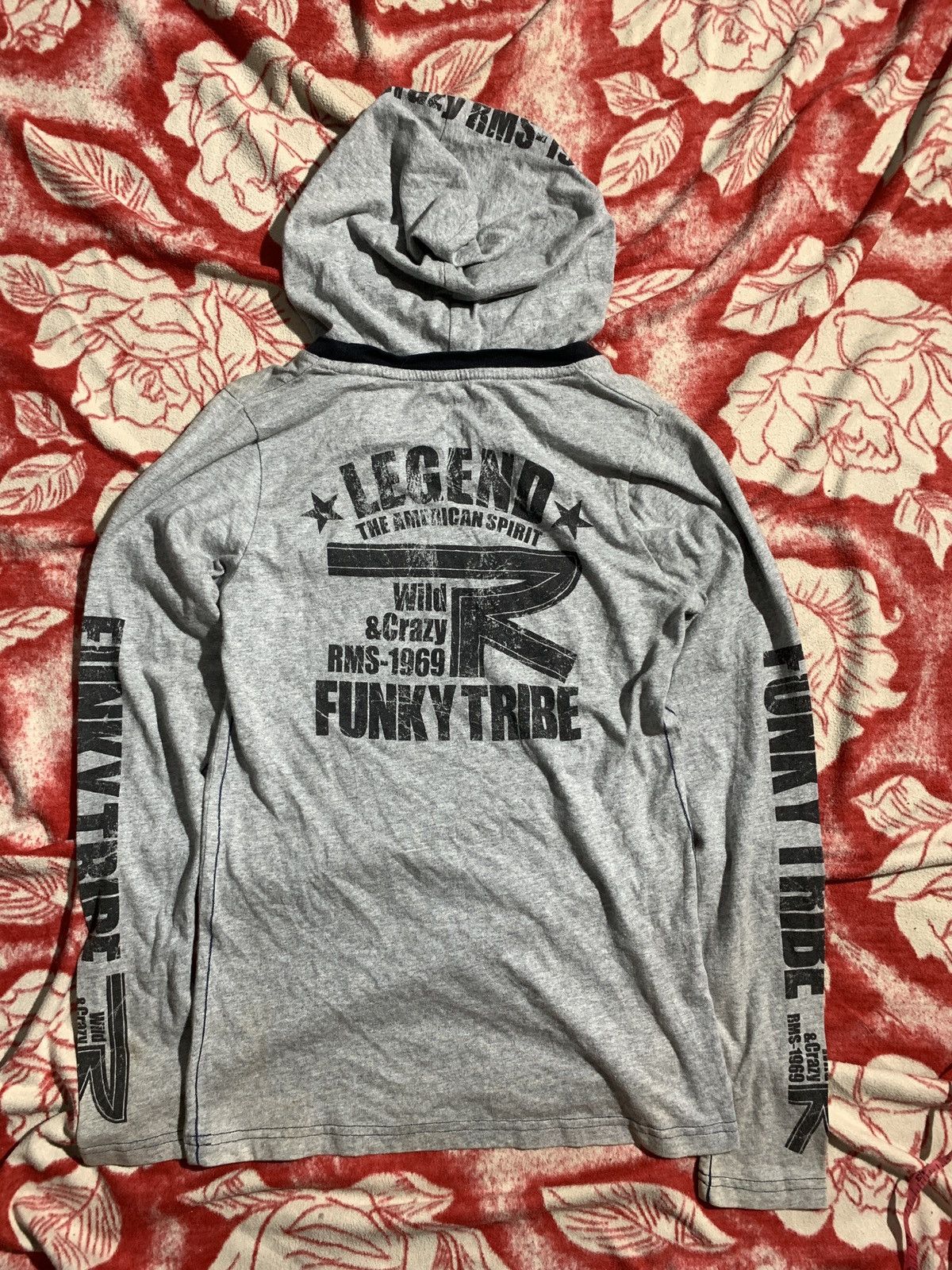 If Six Was Nine × Japanese Brand × Le Grande Bleu (L.G.B.) Japanese~funky tribe hoodie if six LGB style Size US M / EU 48-50 / 2 - 9 Thumbnail