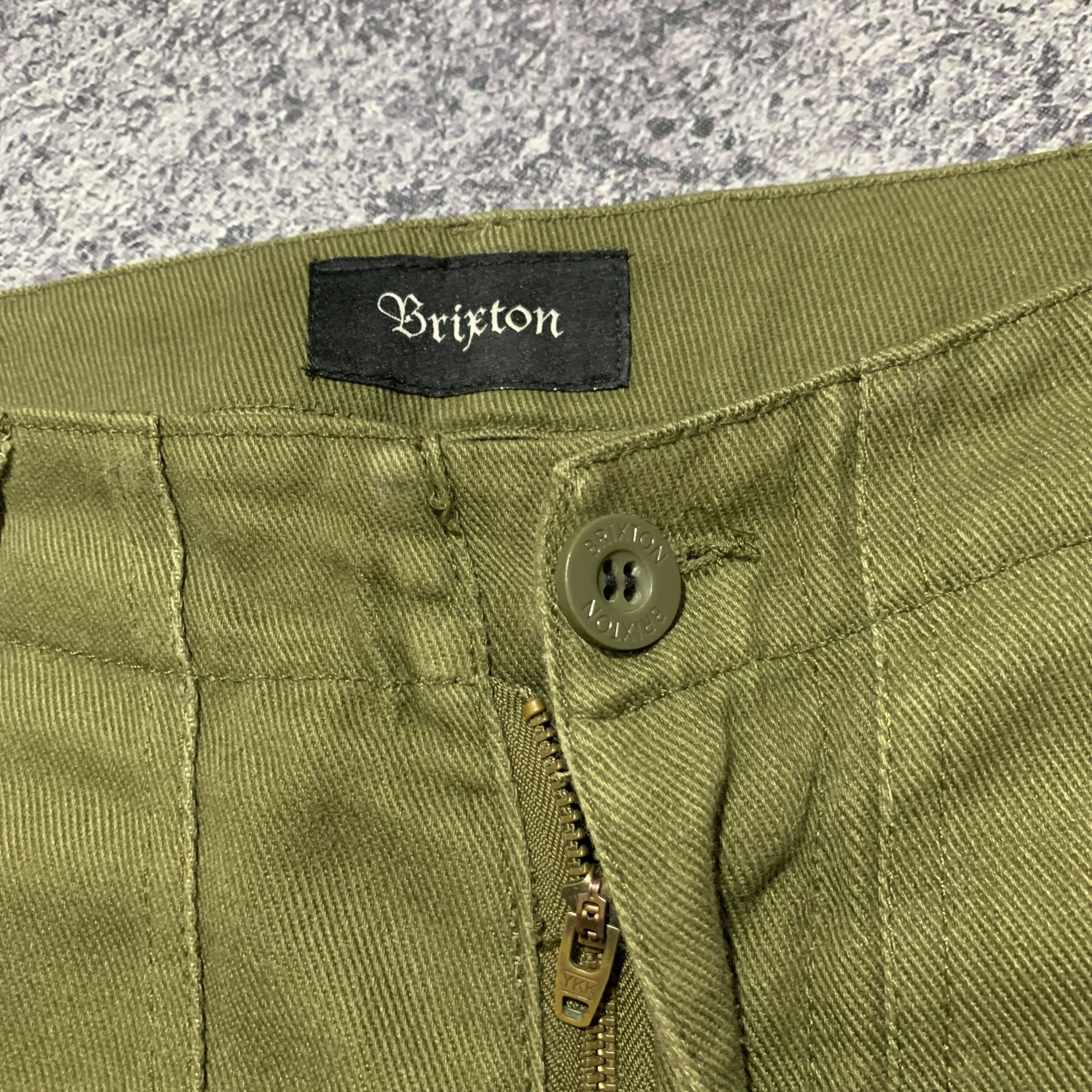 Japanese Brand 2000s Brixton Military Fatigue Work Pants Size US 33 - 4 Thumbnail