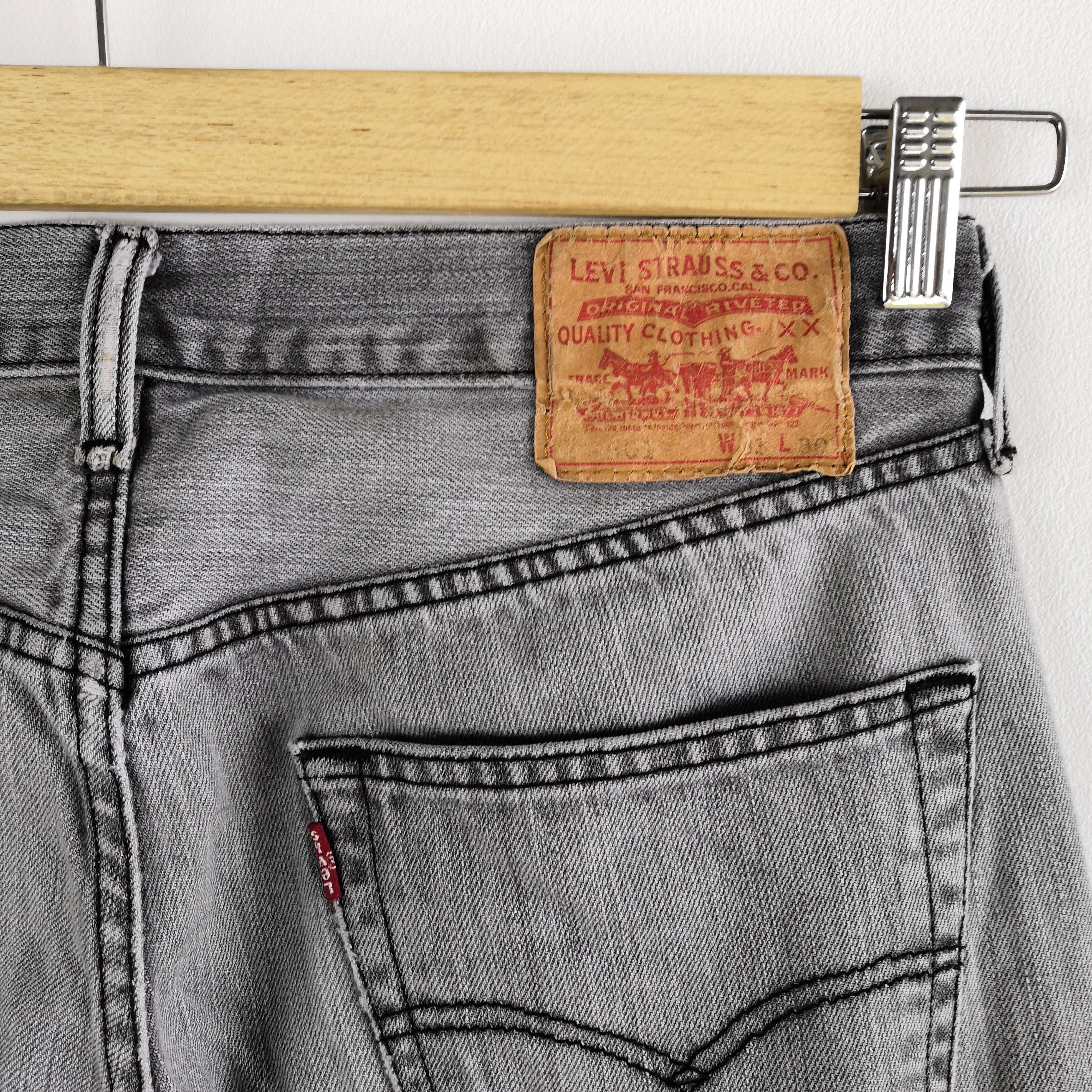 Levi's Vintage Levis 501 Faded Black Jeans Levi's Light Wash Denim Size US 32 / EU 48 - 5 Thumbnail