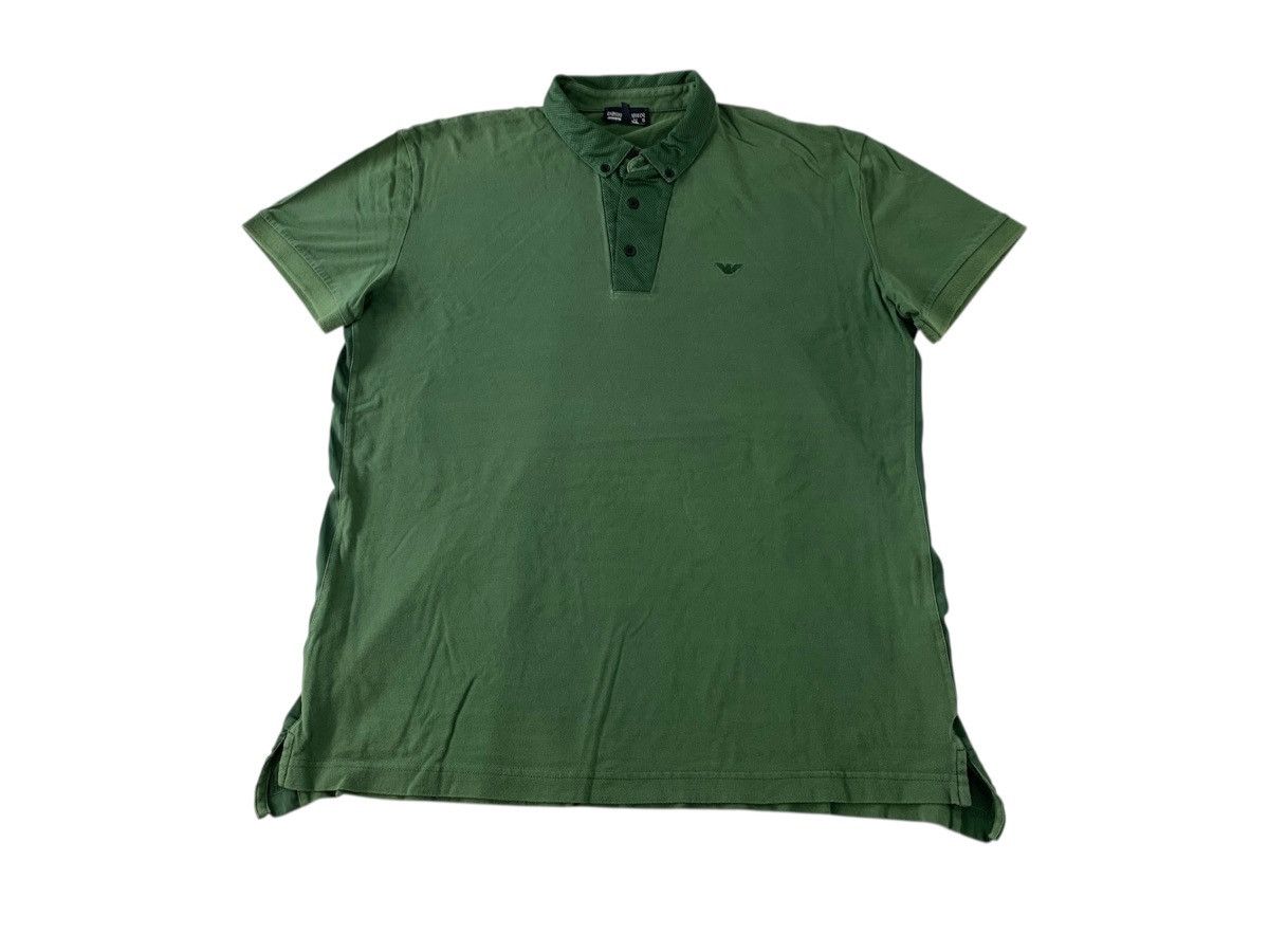 Emporio Armani Hype Emporio Armani Jeans Plain Minimalist Embroidery Polo Size US XL / EU 56 / 4 - 1 Thumbnail