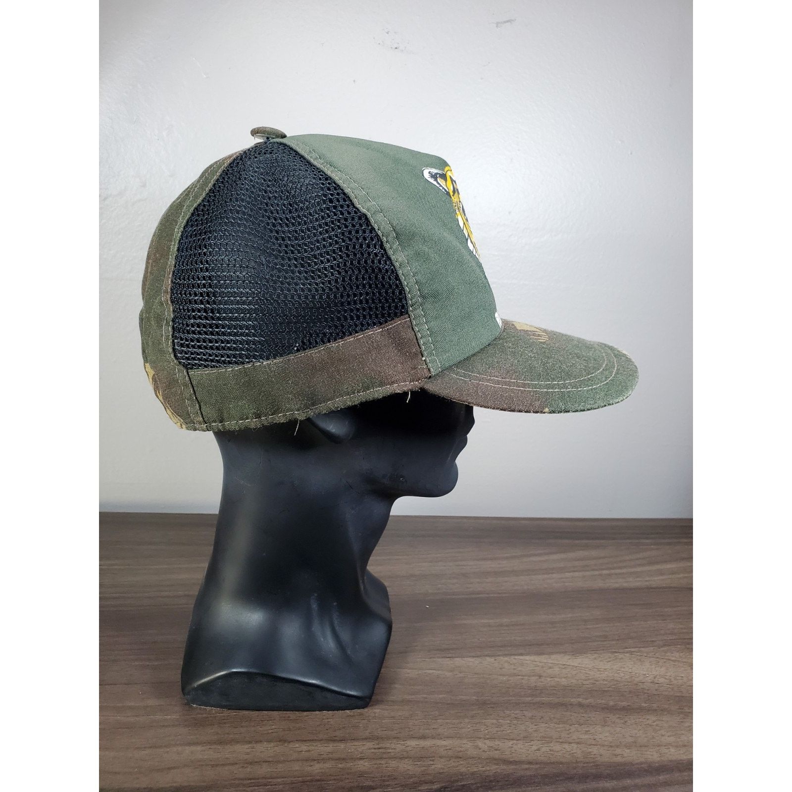 Vintage RANTHAMBHOR Tiger Hat Snapback Cap Green National Park India Size ONE SIZE - 5 Thumbnail