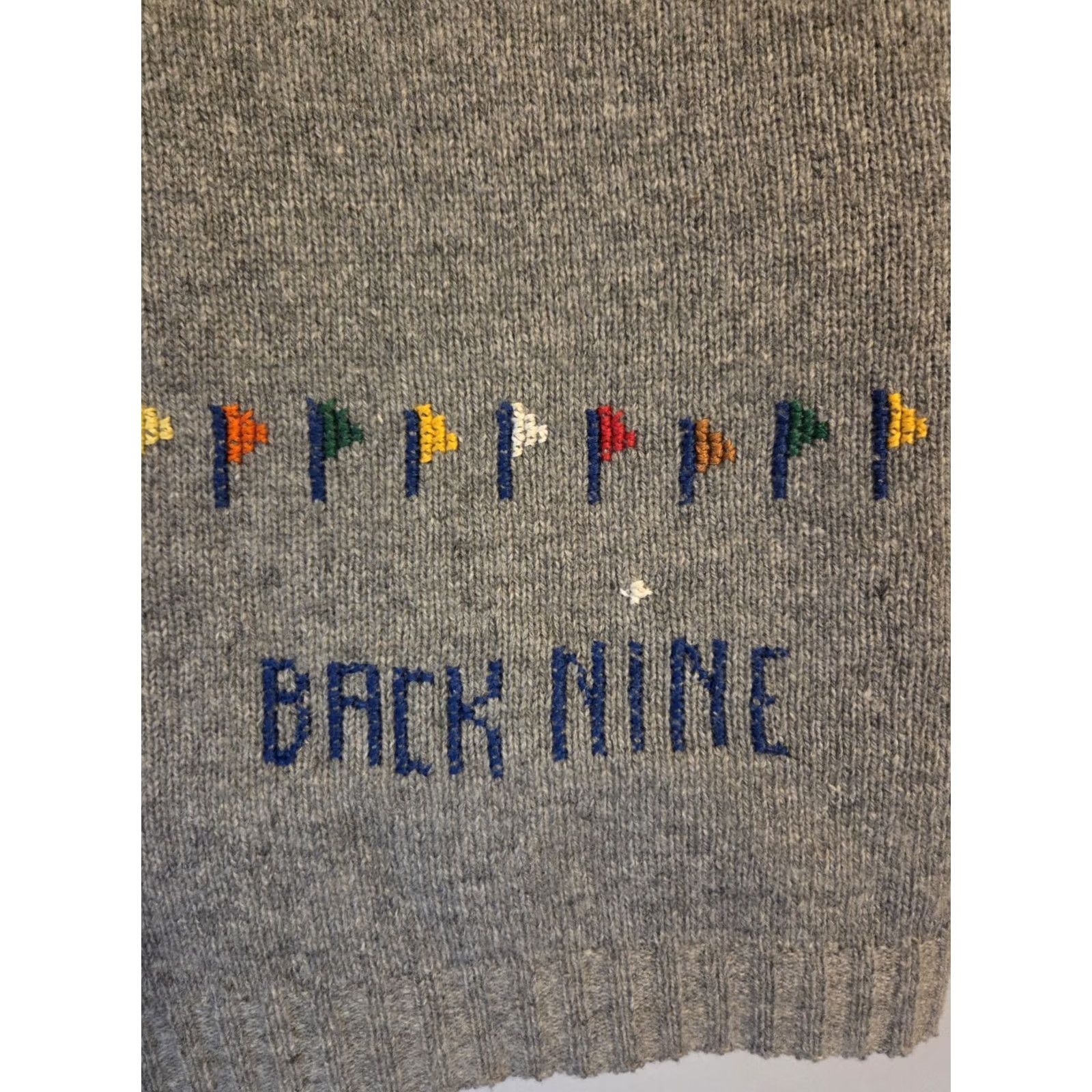 Vintage VINTAGE Scotch Nap Sweater Gray S 80s Old Colony Front Nine Back Nine Wool Blend Size S / US 4 / IT 40 - 7 Thumbnail