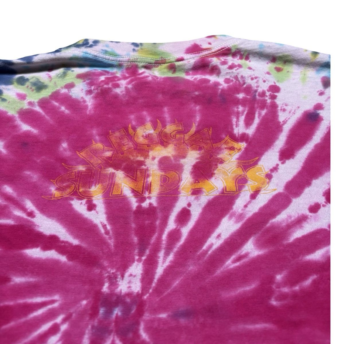 Hard Rock Cafe Vintage 90s Hard Rock Cafe Dallas Tie Dye Reggae Sundays XL Size US XL / EU 56 / 4 - 7 Thumbnail