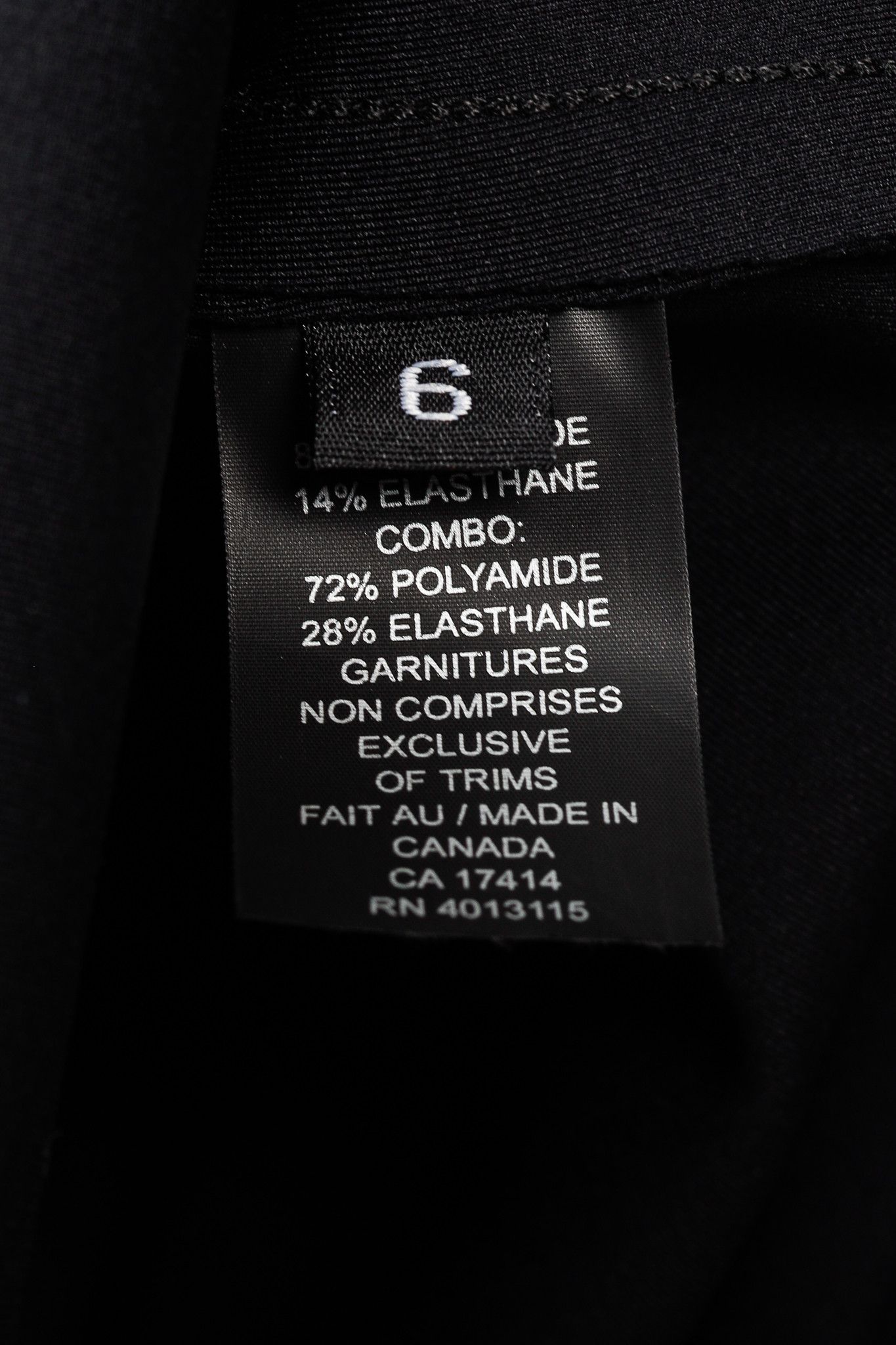 Marie Saint Pierre Marie Saint Pierre Black Banded Collar Polyamide Swing Dress Size XL / US 12-14 / IT 48-50 - 9 Thumbnail