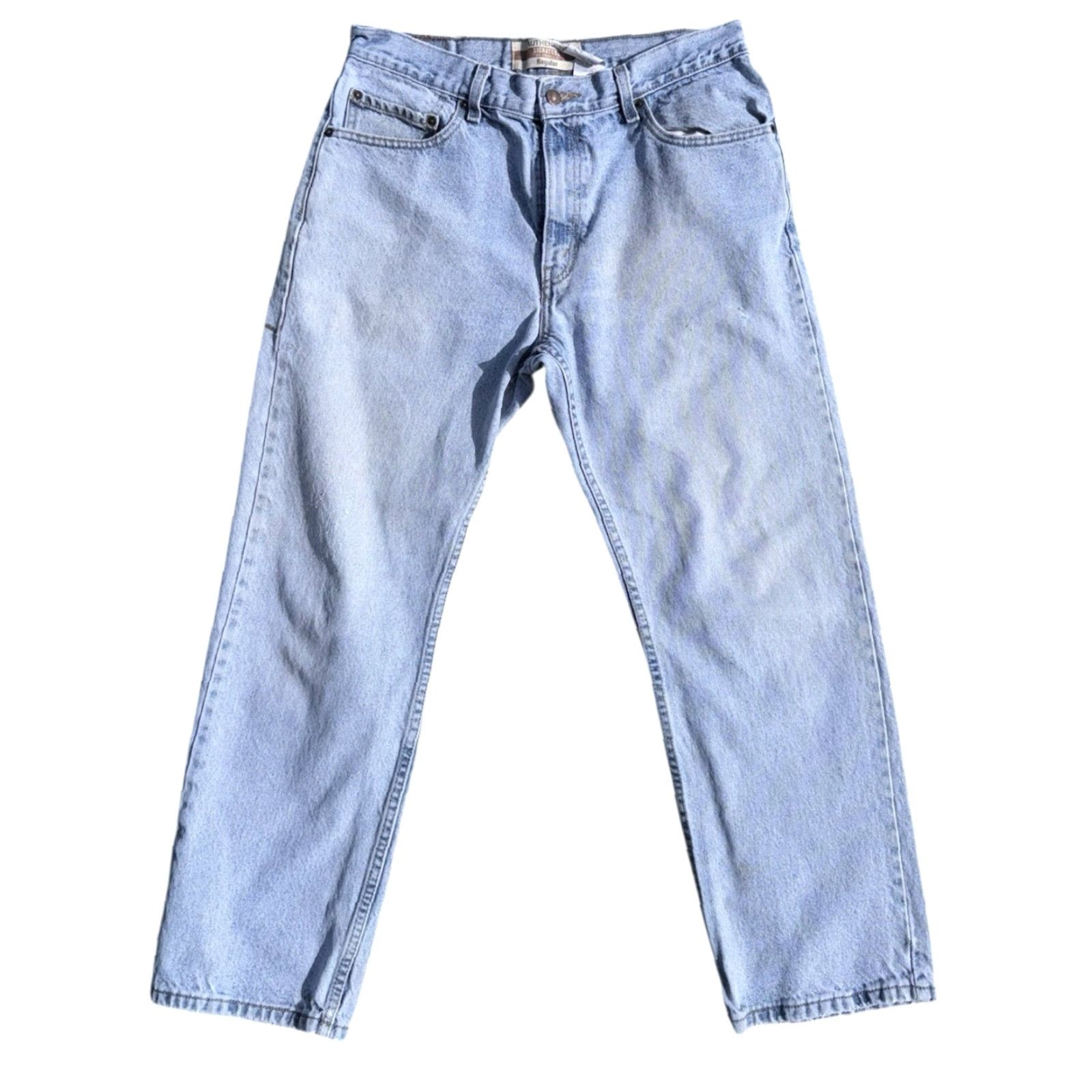 Levi's VINTAGE Levi's Jeans Light Wash Denim 34x30 Men Regular Size 34 Inseam 30 Straight Blue Size US 34 / EU 50 - 2 Thumbnail