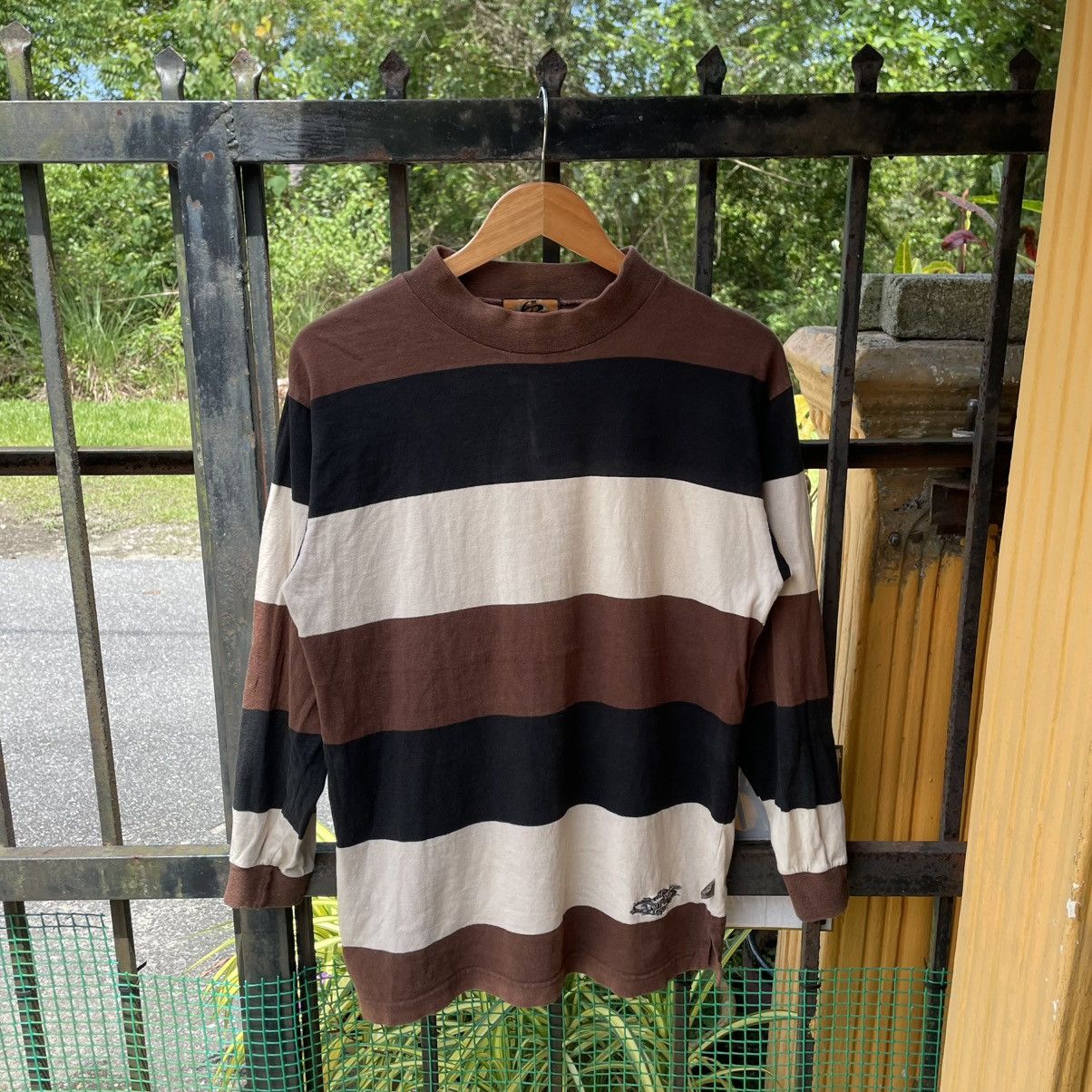 Vintage 🔥Vintage 90s Limpies Skateboard Striped Long Sleeves Tee Size US M / EU 48-50 / 2 - 1 Thumbnail