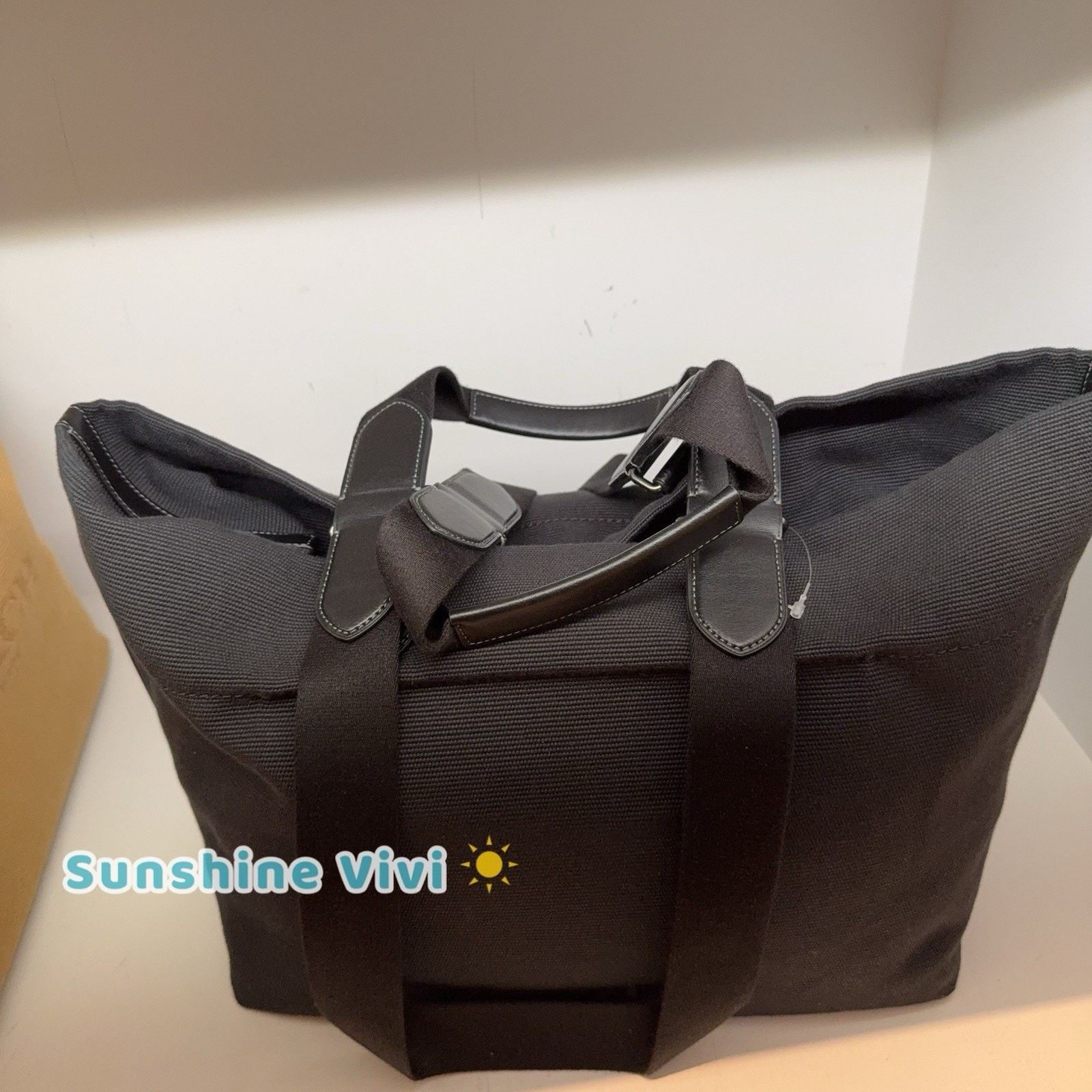 Coach NWT Coach Small Tour Tote Bag CCG39 Gunmetal Canvas leather Size ONE SIZE - 3 Thumbnail