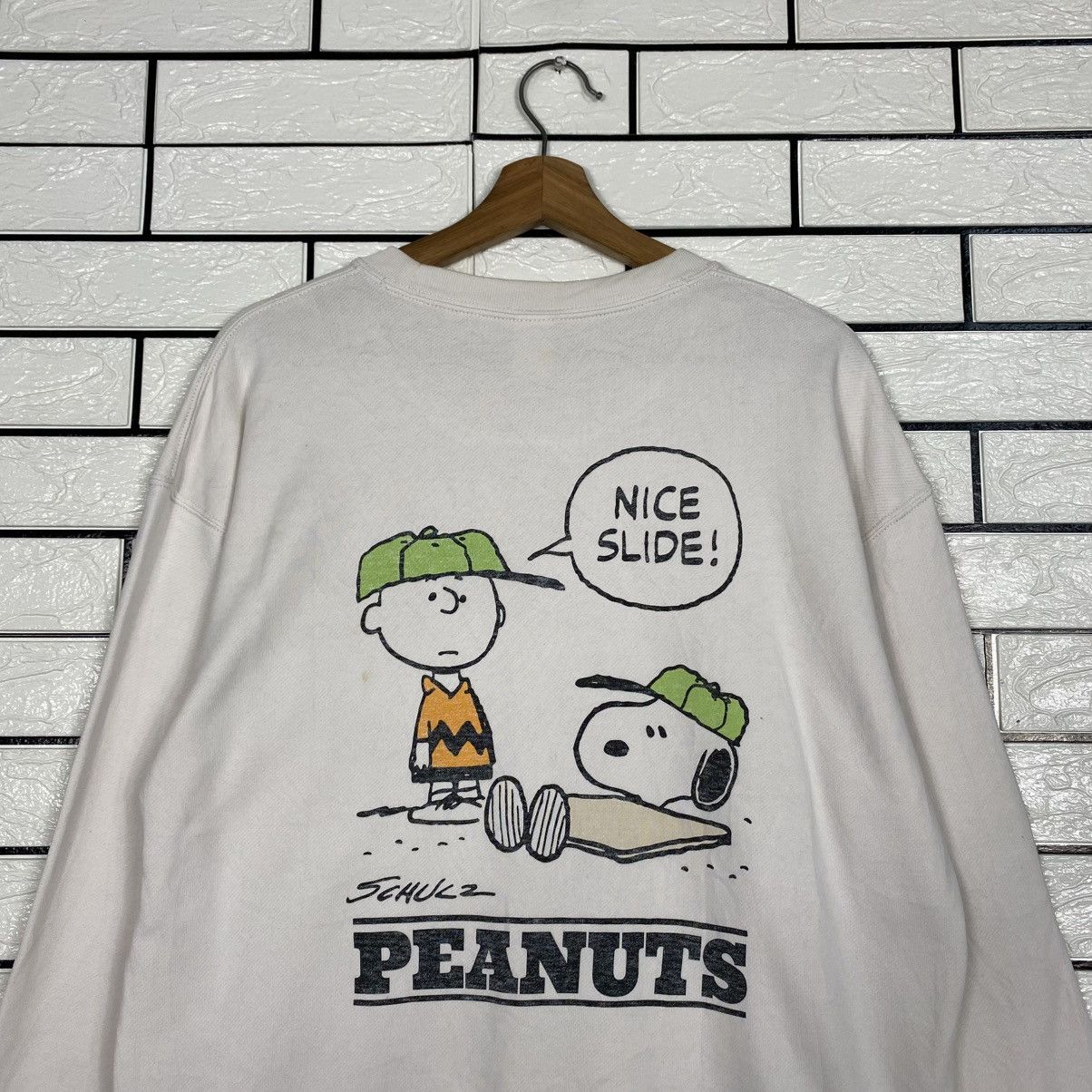 Japanese Brand 📌Vintage Sweatshirt Snoopy Big Logo Size US M / EU 48-50 / 2 - 10 Thumbnail