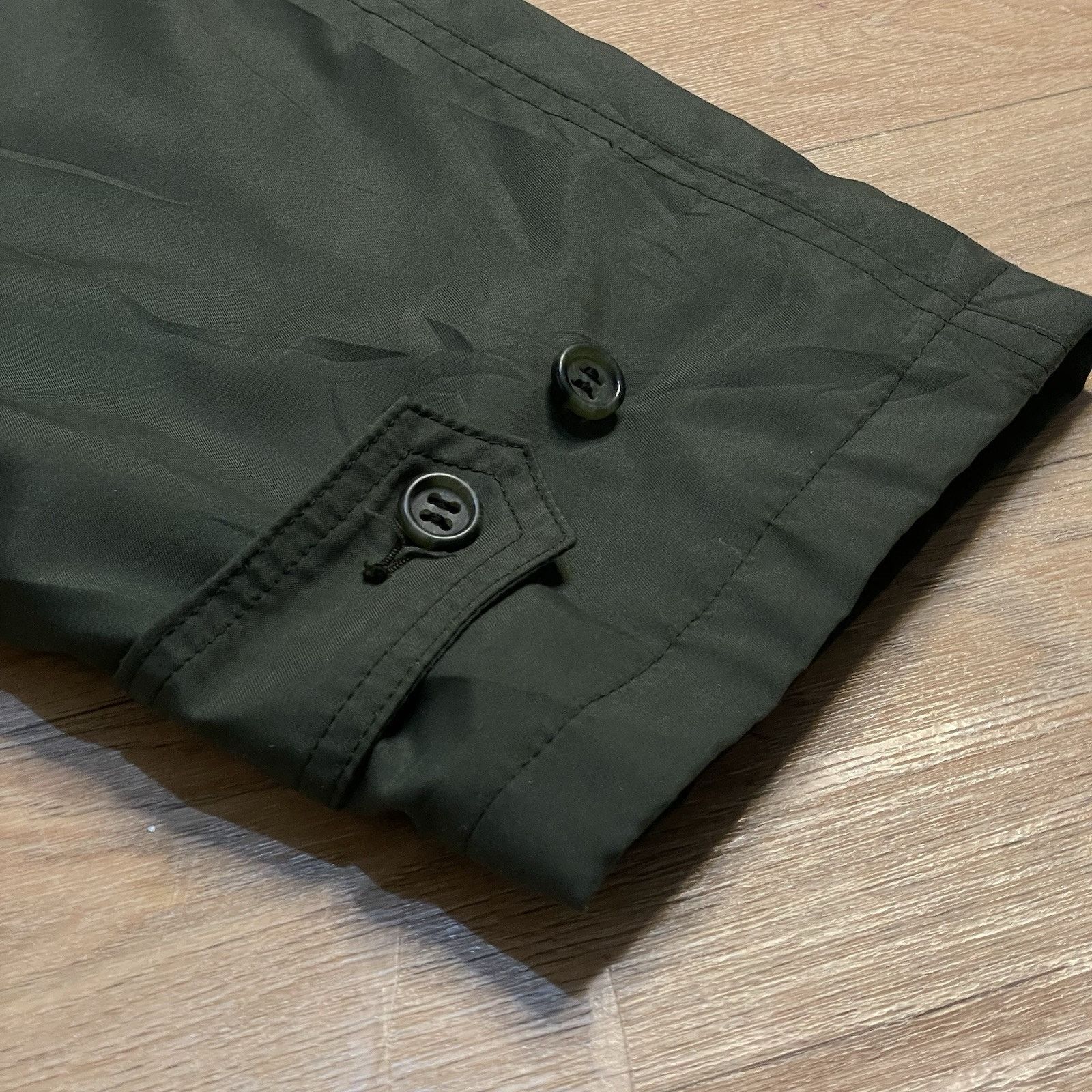 Burberry VINTAGE BURBERRY Jacket winter hooded men's GREEN OLIVE Size US XL / EU 56 / 4 - 6 Thumbnail