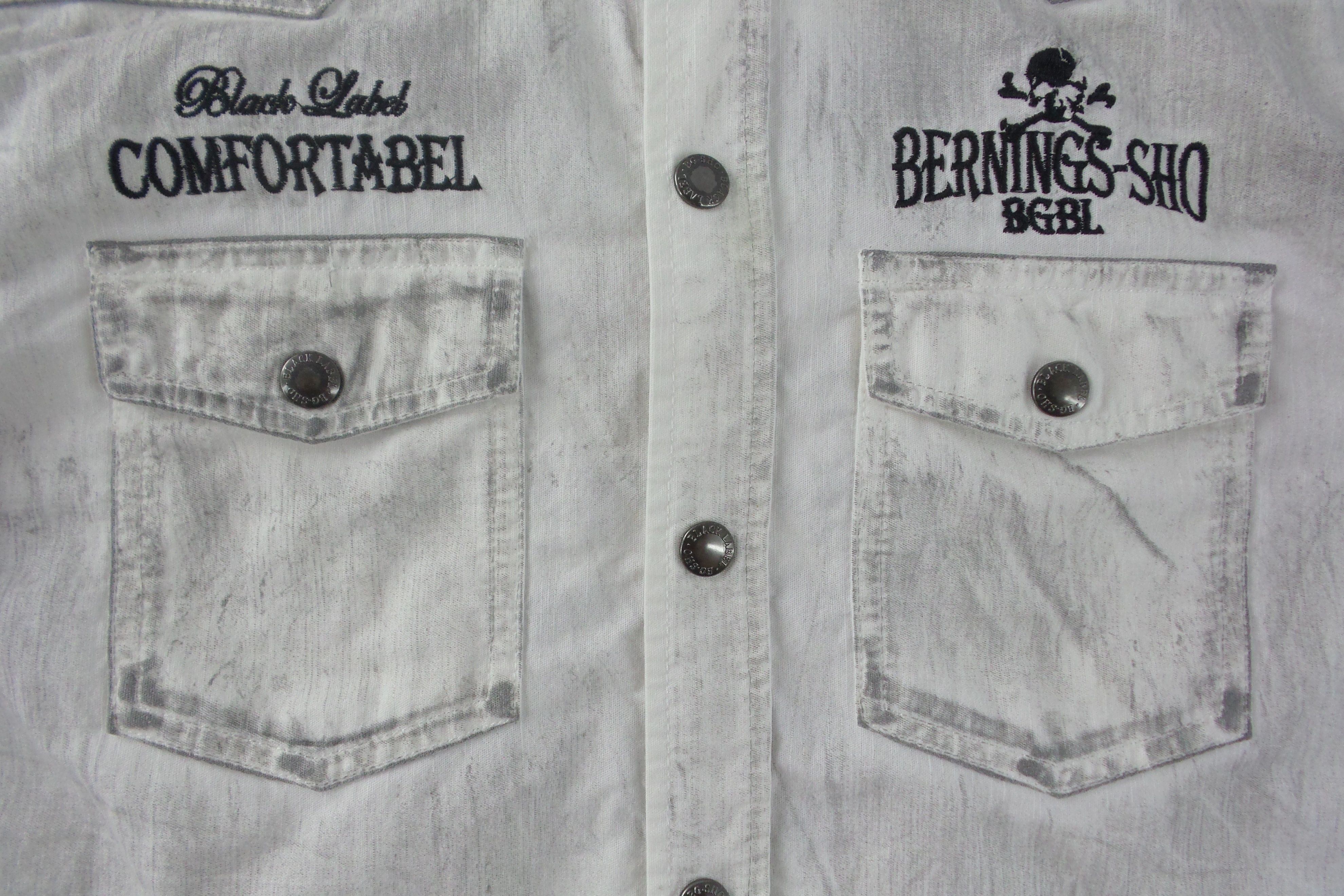 Designer × Japanese Brand × Seditionaries Bernings Sho Black Label Double Pockets Shirts Size US L / EU 52-54 / 3 - 4 Thumbnail