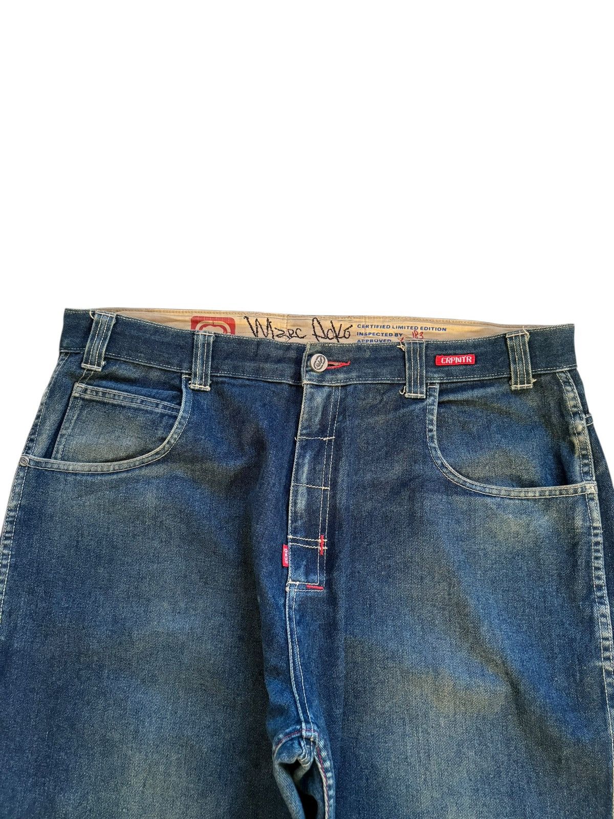 Ecko Unltd. Vintage Ecko Carpenter Mud Wash Ripped Baggy Wide Jean Size US 40 / EU 56 - 4 Thumbnail
