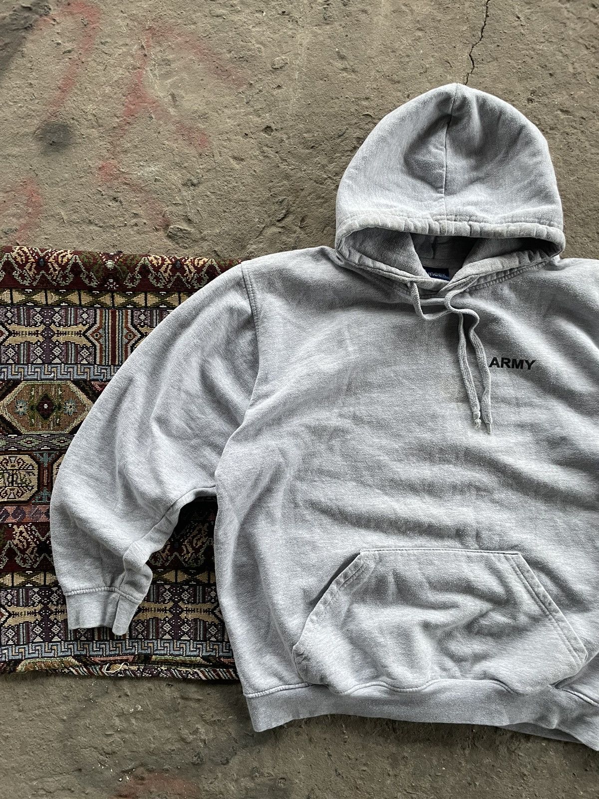 Vintage VINTAGE HOODIE MILITARY ARMY Size US L / EU 52-54 / 3 - 8 Thumbnail
