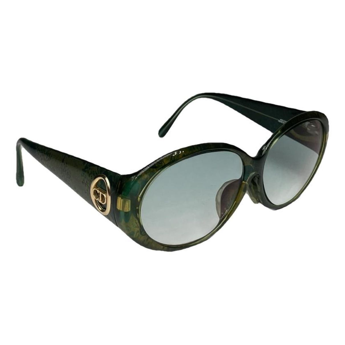 Dior Green Plastic Sunglasses Size ONE SIZE - 1 Thumbnail