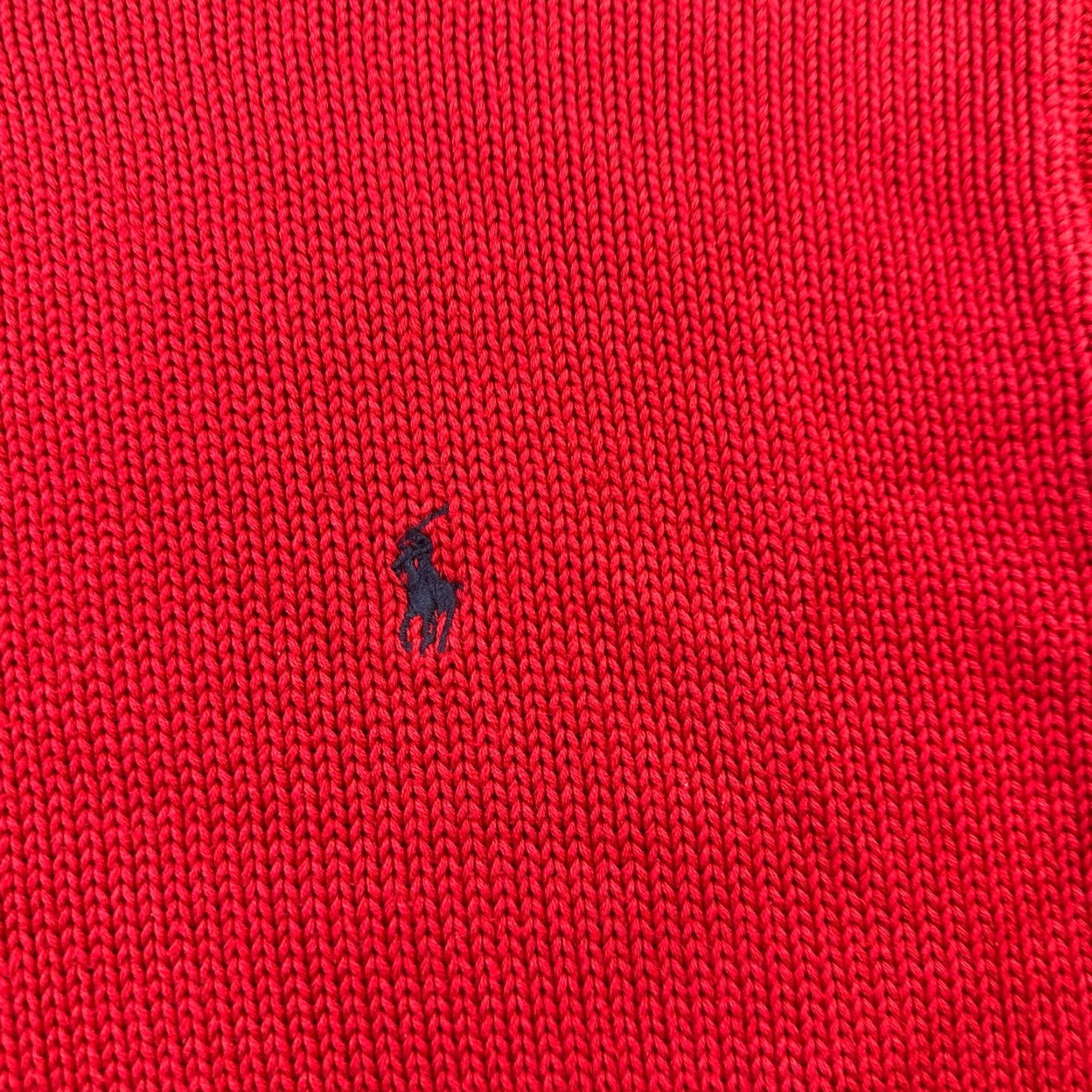 Polo Ralph Lauren Polo Ralph Lauren Sweater Mens Large Red Knit Crewneck Heavy Cotton Pony Size US L / EU 52-54 / 3 - 4 Thumbnail