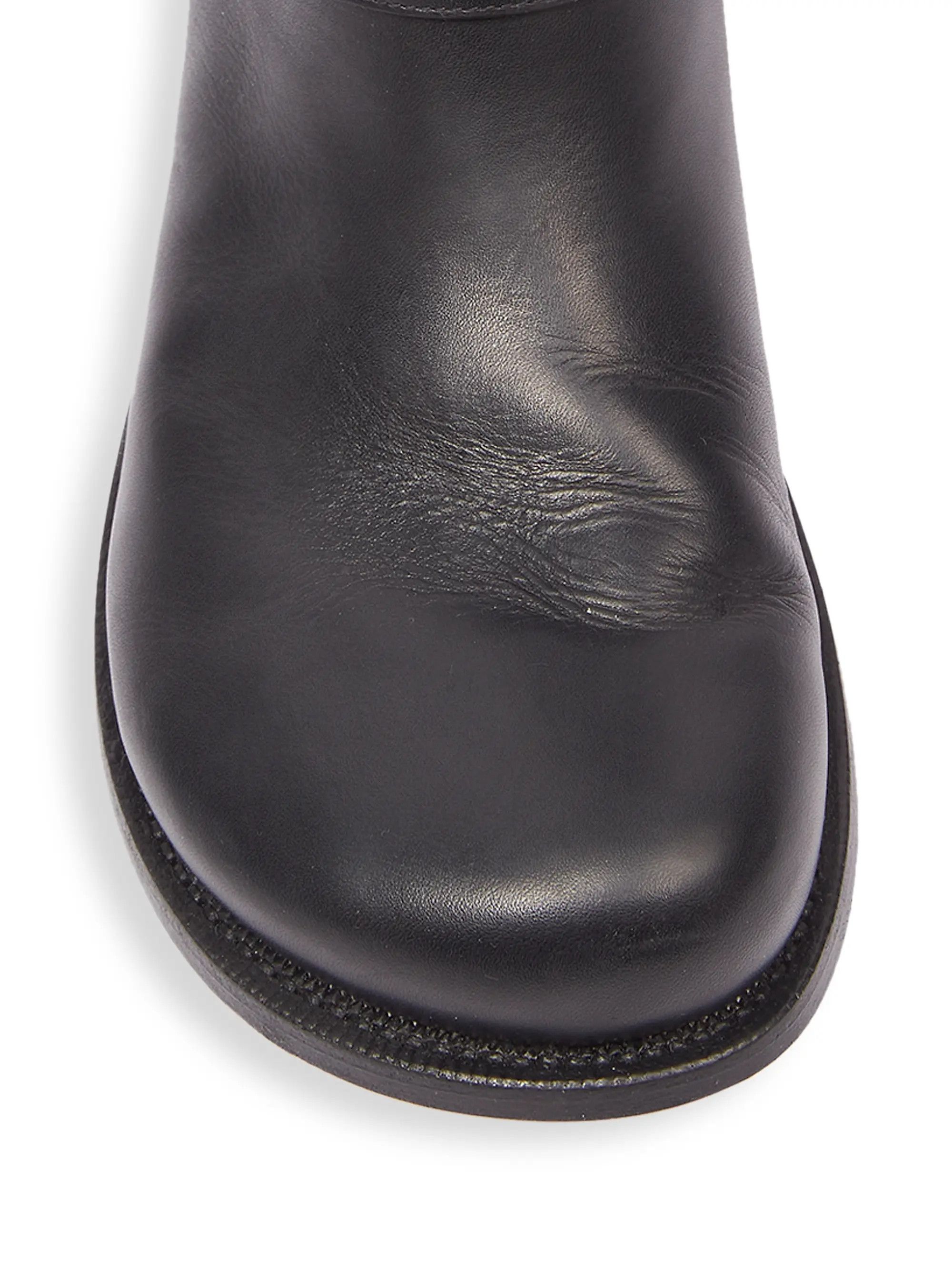Loewe os11x0725 Campo Leather Biker Boots in Black Size US 9 / EU 42 - 4 Thumbnail