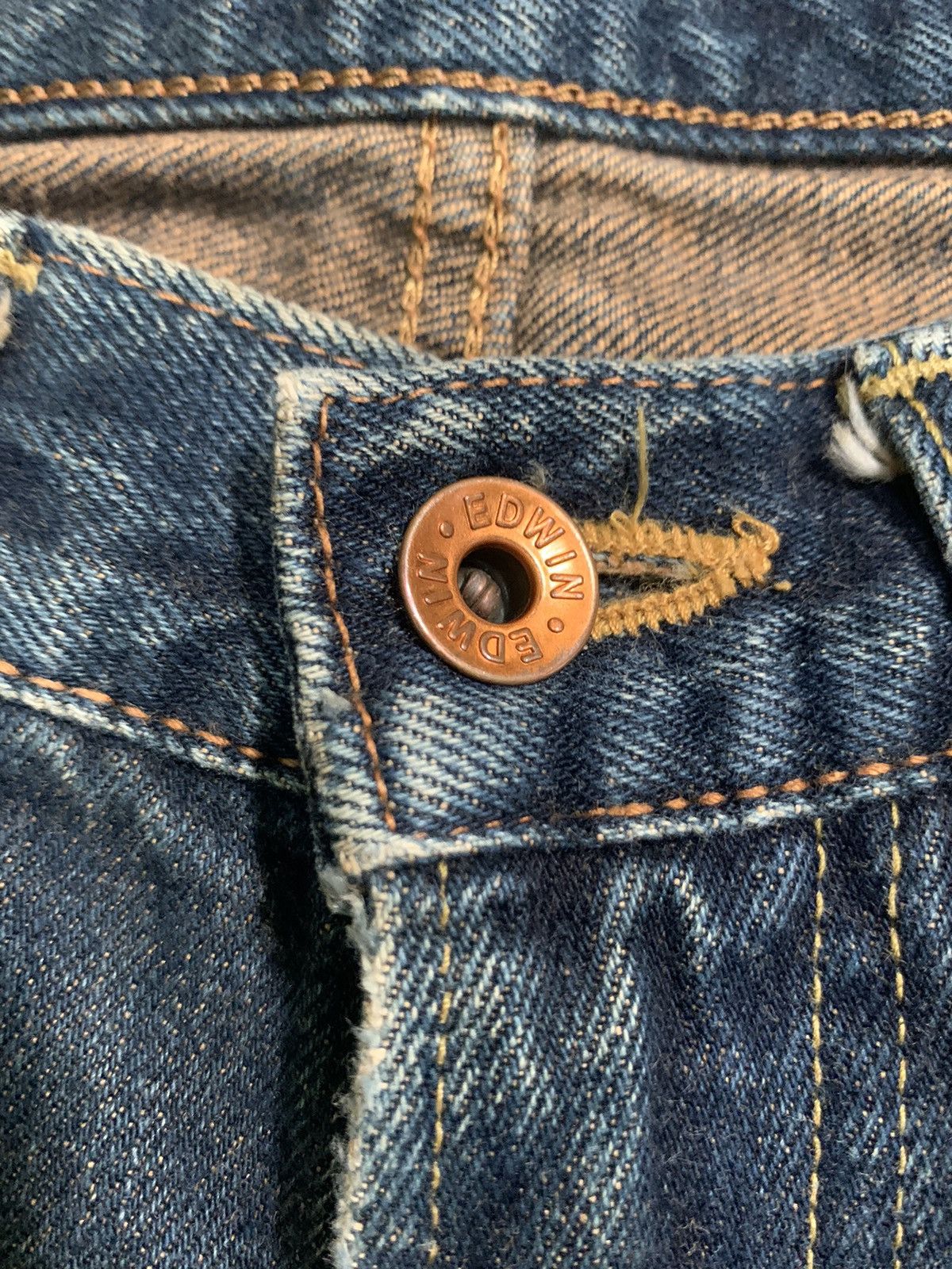 Kapital VINTAGE EDWIN 505X SELVEDGE RUSTY JAPANESE DENIM Size US 28 / EU 44 - 17 Thumbnail