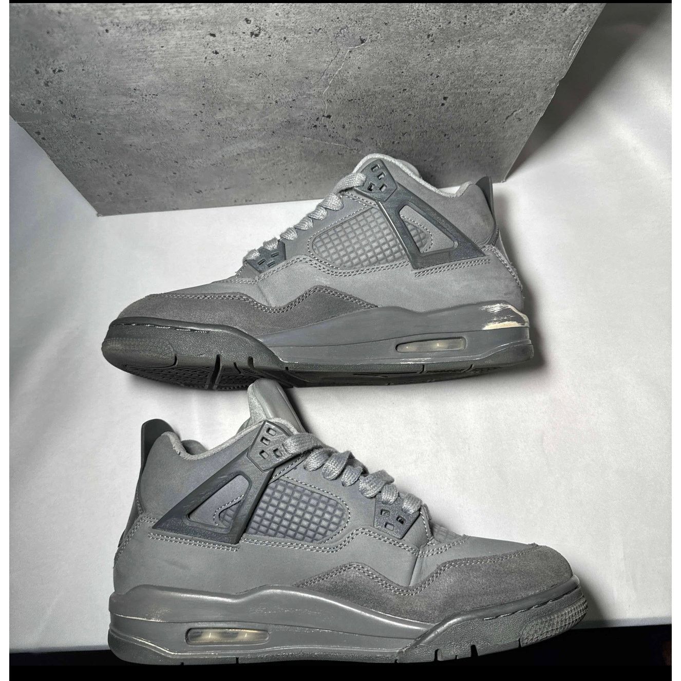 Jordan Brand × Nike Size 7 Nike Air Jordan 4 Retro SE GS Wet Cement Men's Shoes Size US 7 / EU 40 - 3 Thumbnail