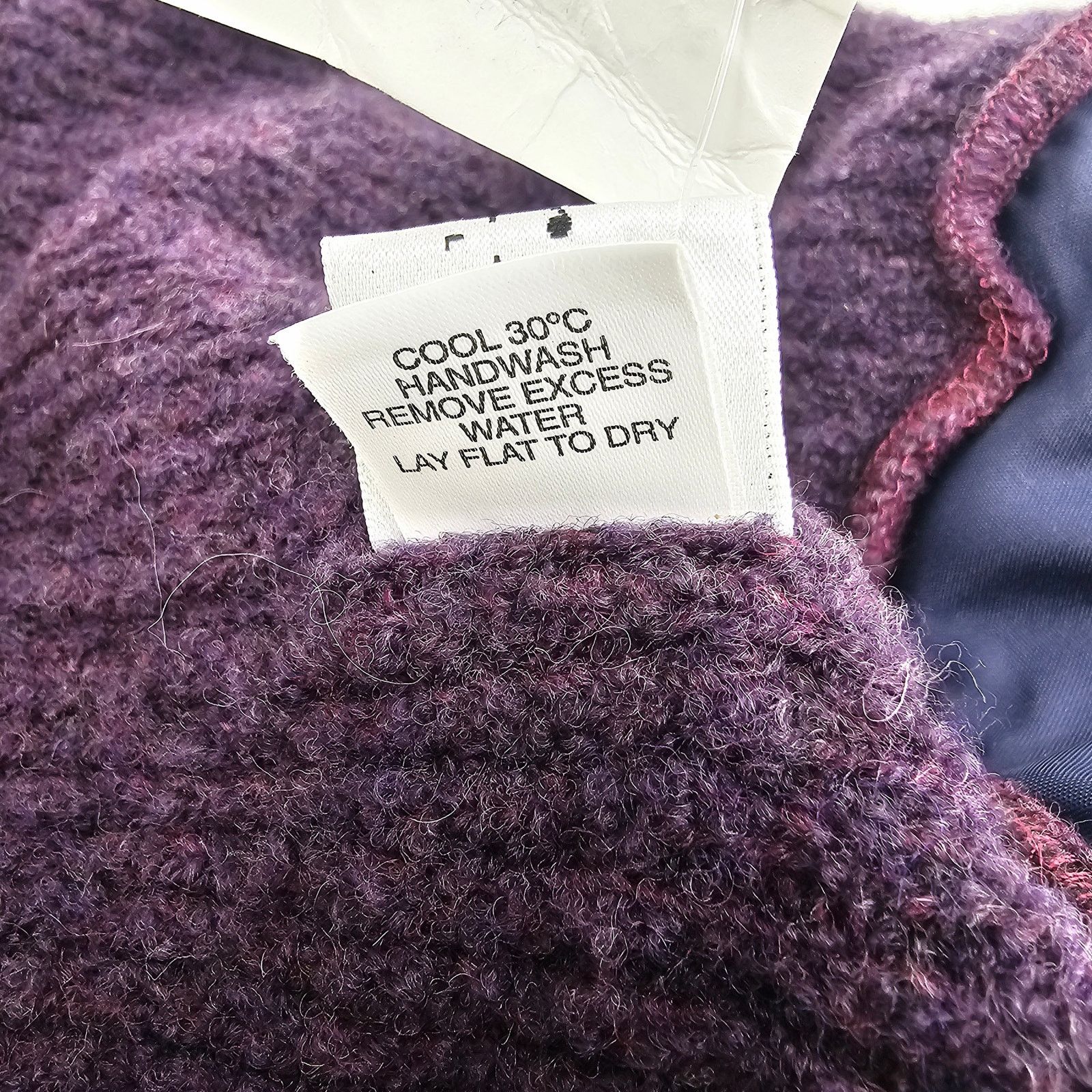 Harley of Scotland Harley of Scotland Purple Merino Wool Blend Beanie Hat Ski Size ONE SIZE - 9 Thumbnail